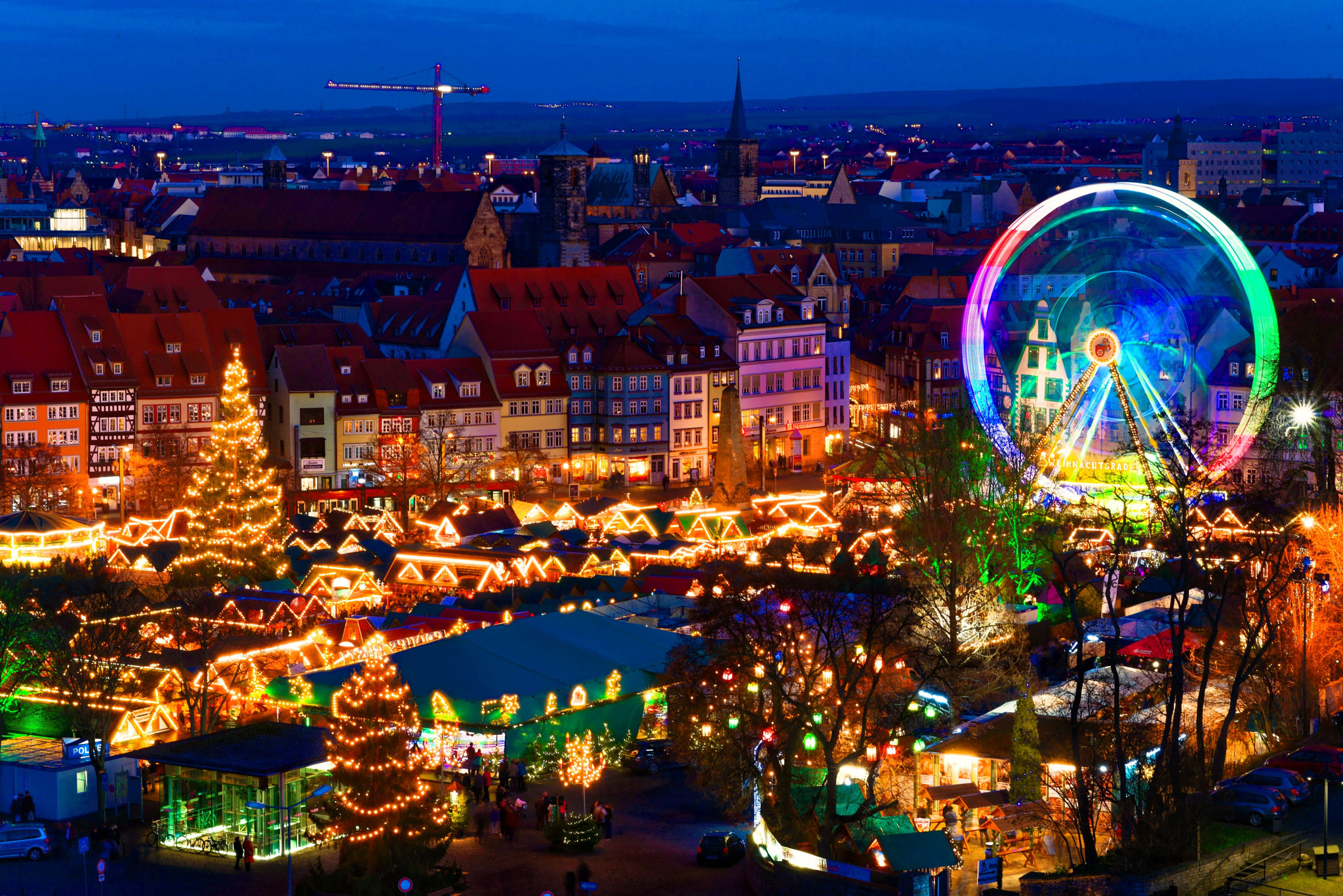 Nikon D800E + Sigma 70-300mm F4-5.6 DG OS sample photo. Weihnachtsmarkt erfurt photography