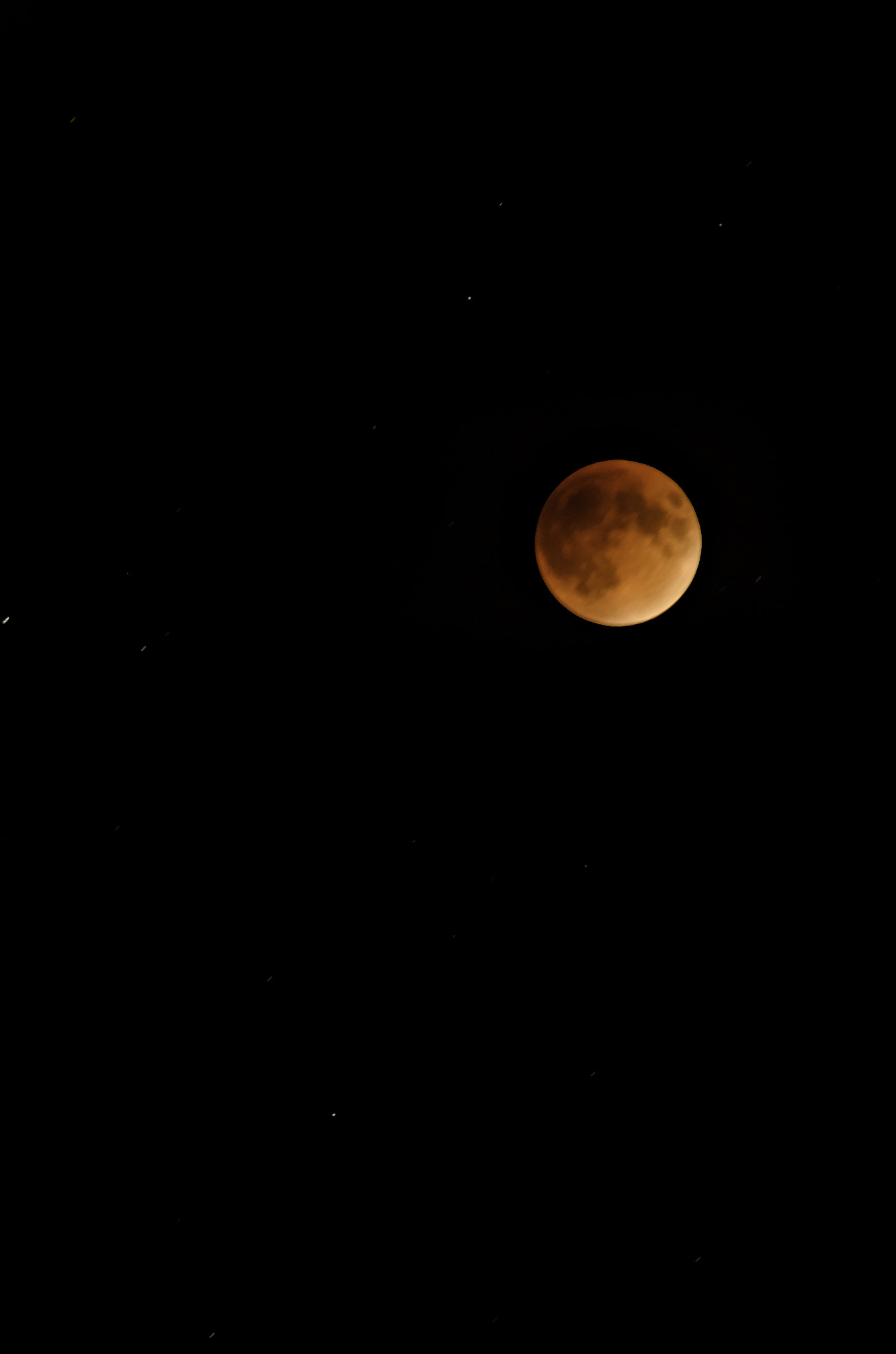 AF Zoom-Nikkor 75-300mm f/4.5-5.6 sample photo. Blood moon photography
