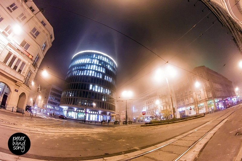 Nikon D3200 + Samyang 8mm F3.5 Aspherical IF MC Fisheye sample photo. Foggy poznan i - okraglak photography