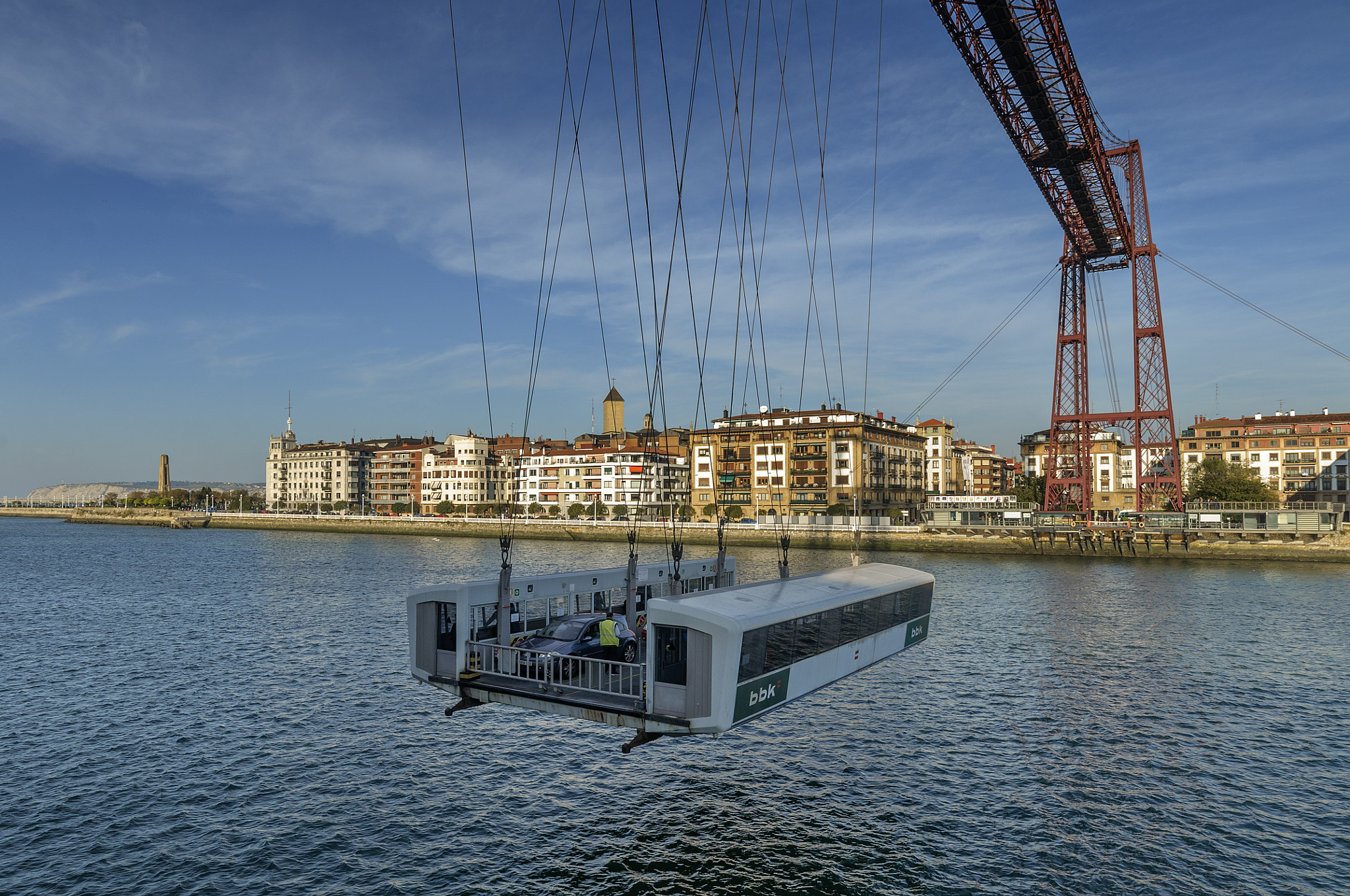 Samyang 14mm F2.8 ED AS IF UMC sample photo. Suspension bridge, portugalete. photography
