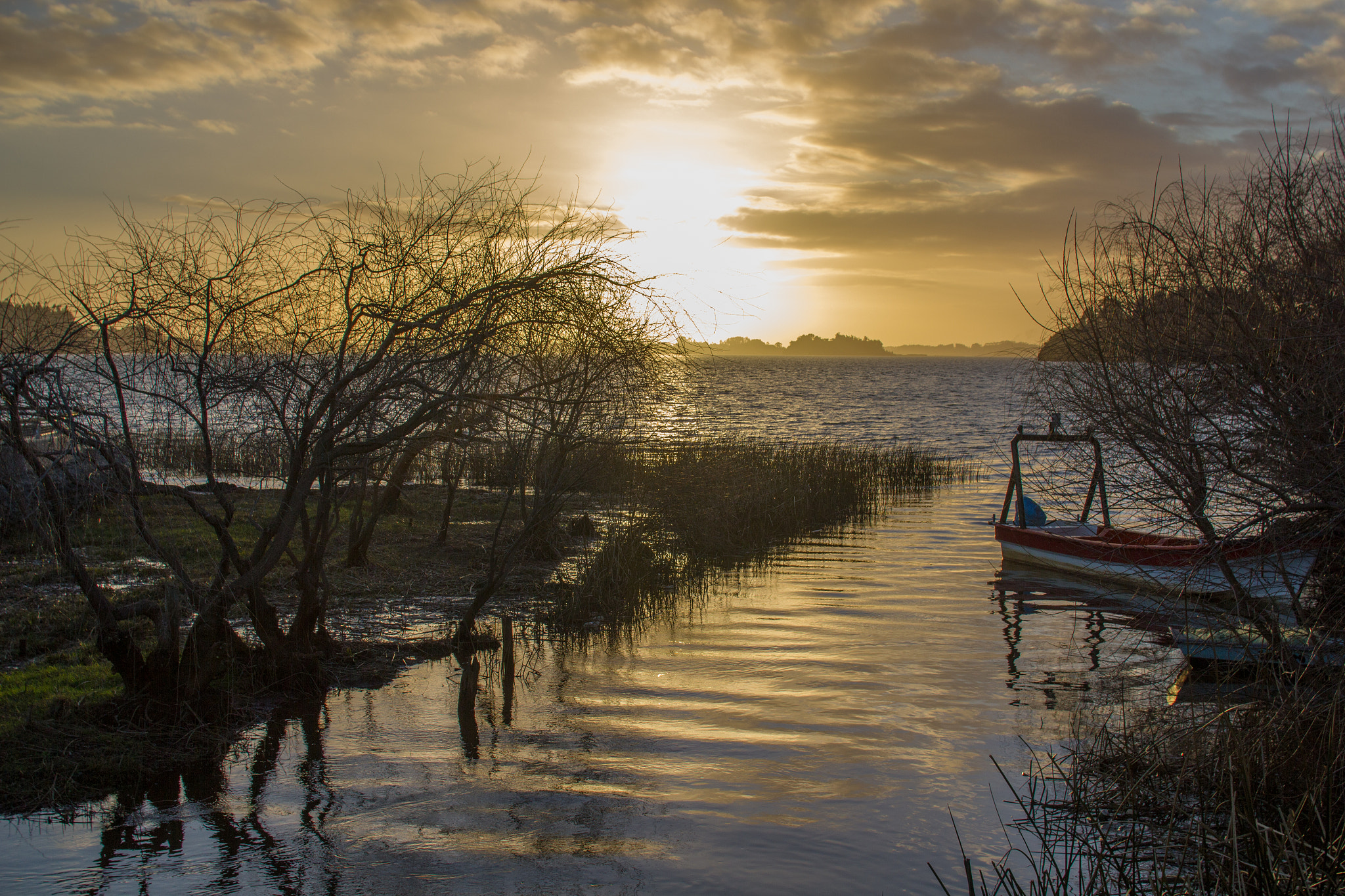 Sigma 30mm F1.4 EX DC HSM sample photo. Sunset over lago budi photography