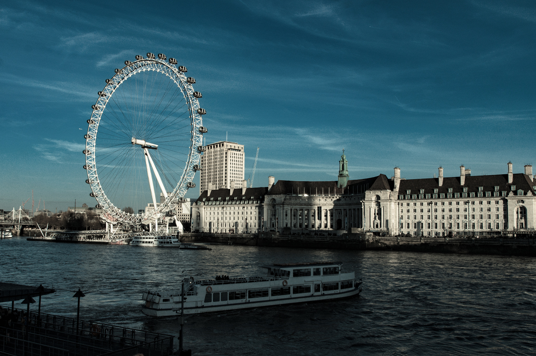 Sony Alpha DSLR-A580 sample photo. London eye photography