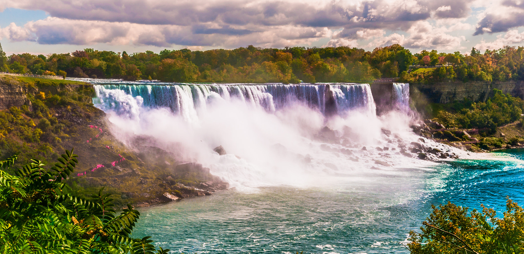 Nikon D90 + Sigma 18-35mm F1.8 DC HSM Art sample photo. Colorful falls photography