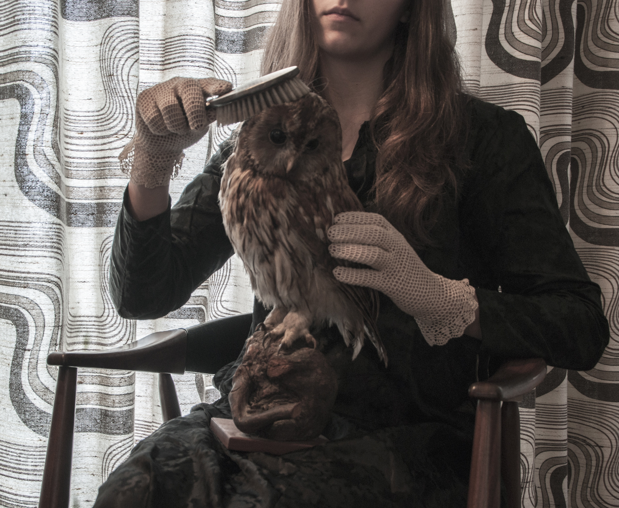 Sony Alpha DSLR-A380 sample photo. An owl photography