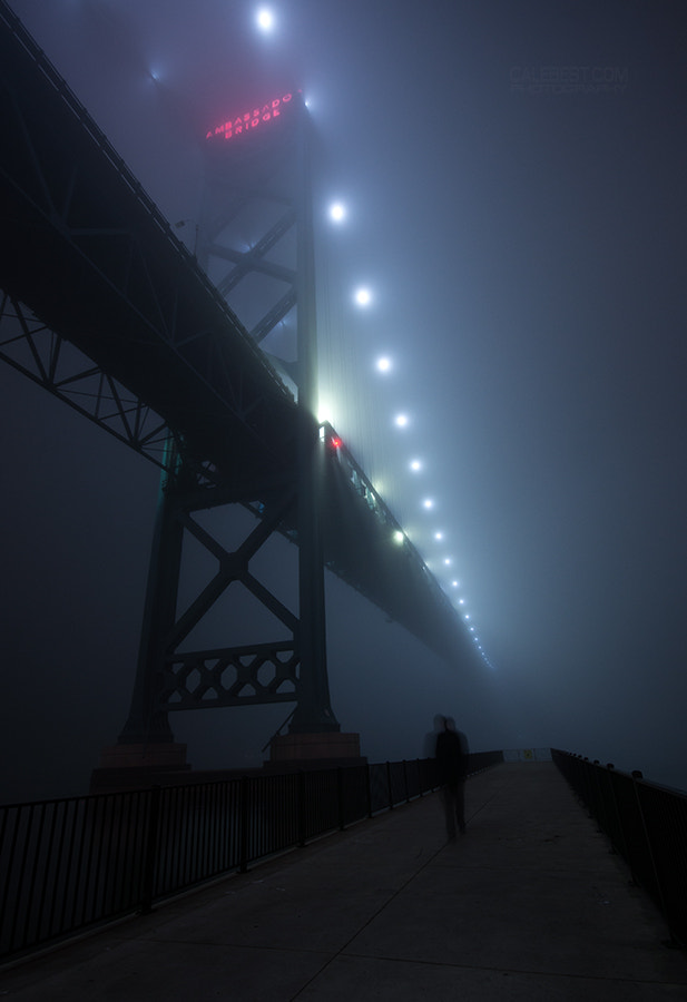 Sony Alpha DSLR-A580 sample photo. Ambassador bridge self portrait photography