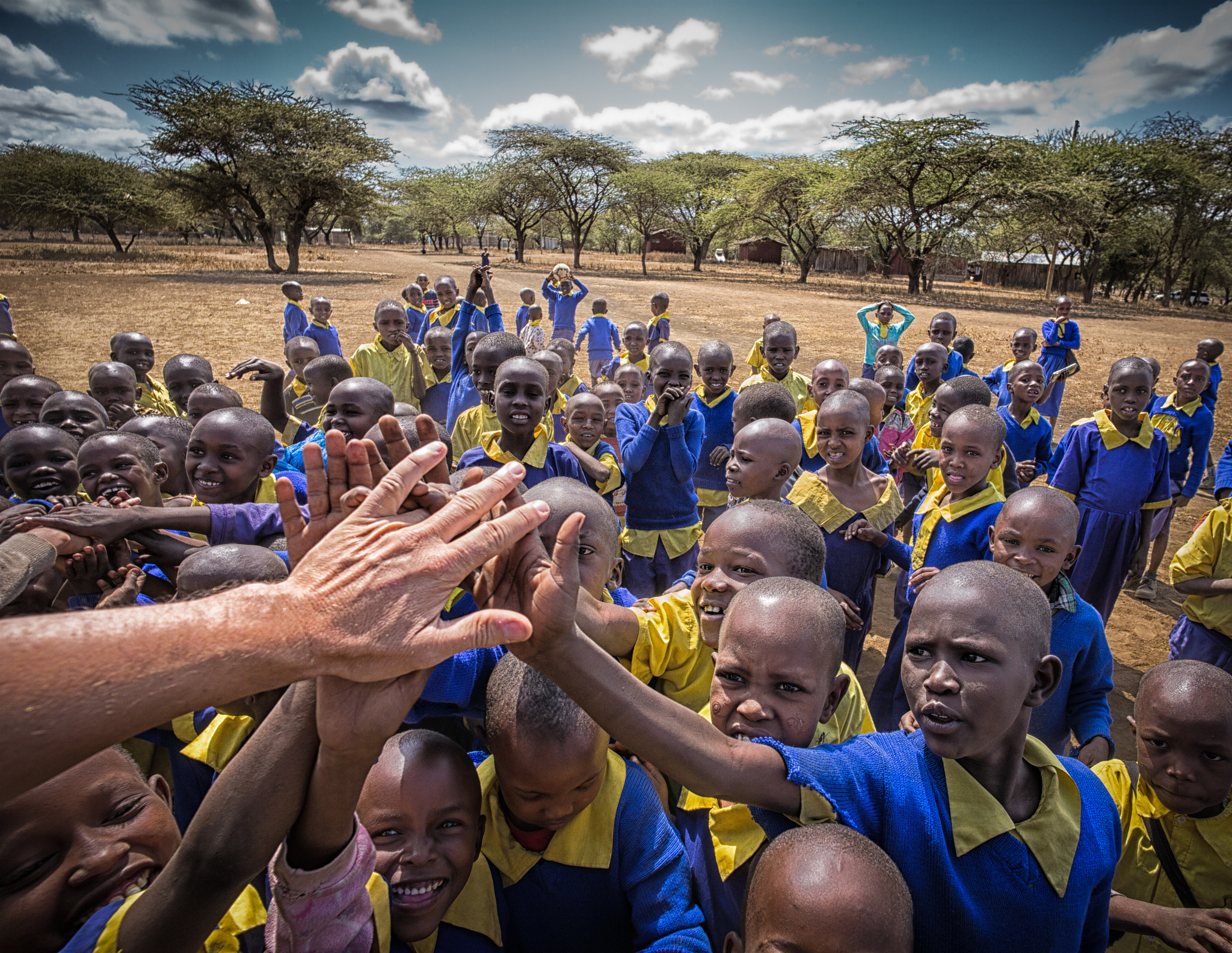Leica Super-Elmar-M 18mm F3.8 ASPH sample photo. Maasai school children photography