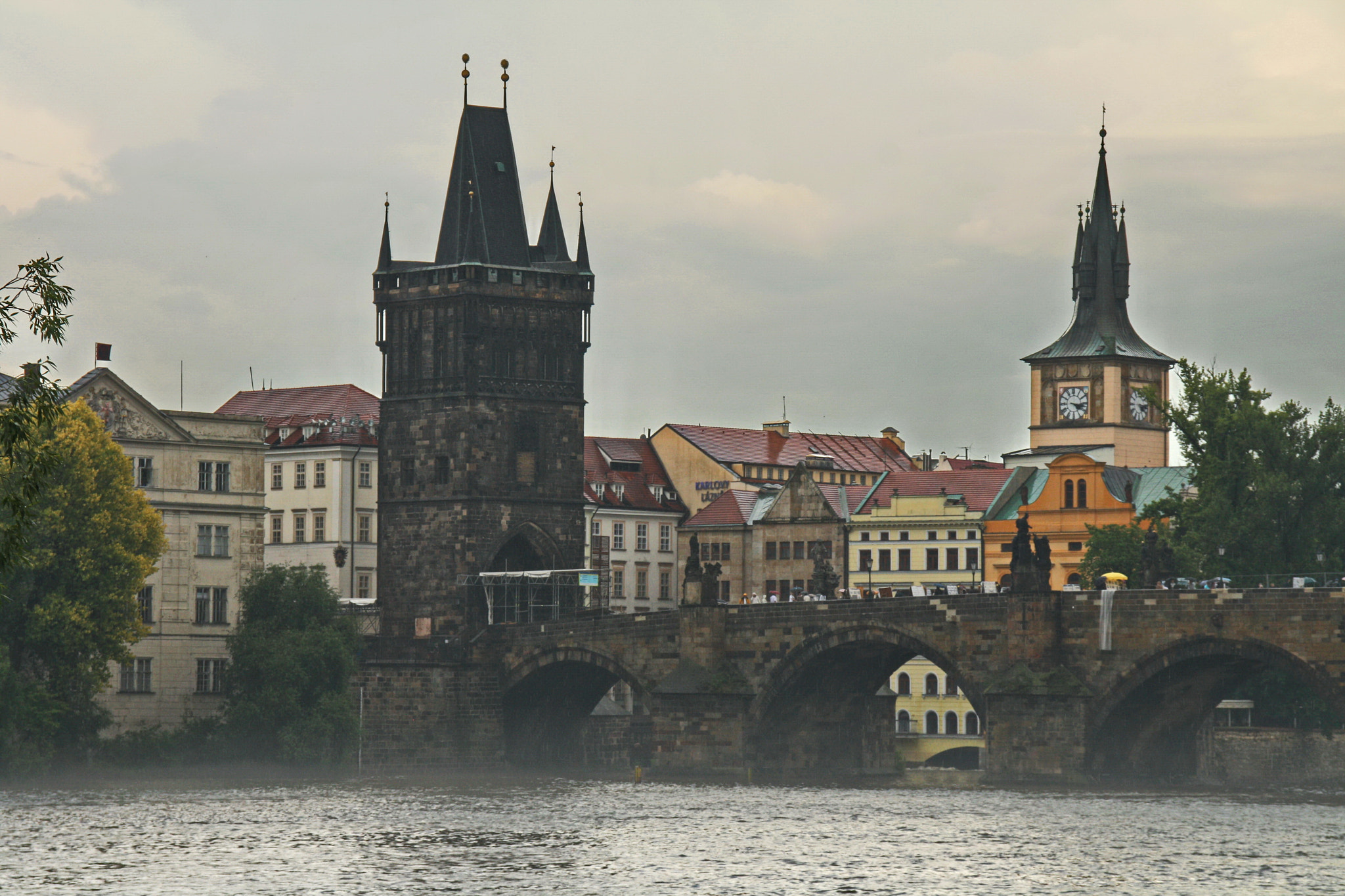 Sigma 18-125mm F3.8-5.6 DC OS HSM sample photo. Fog over the vltava photography