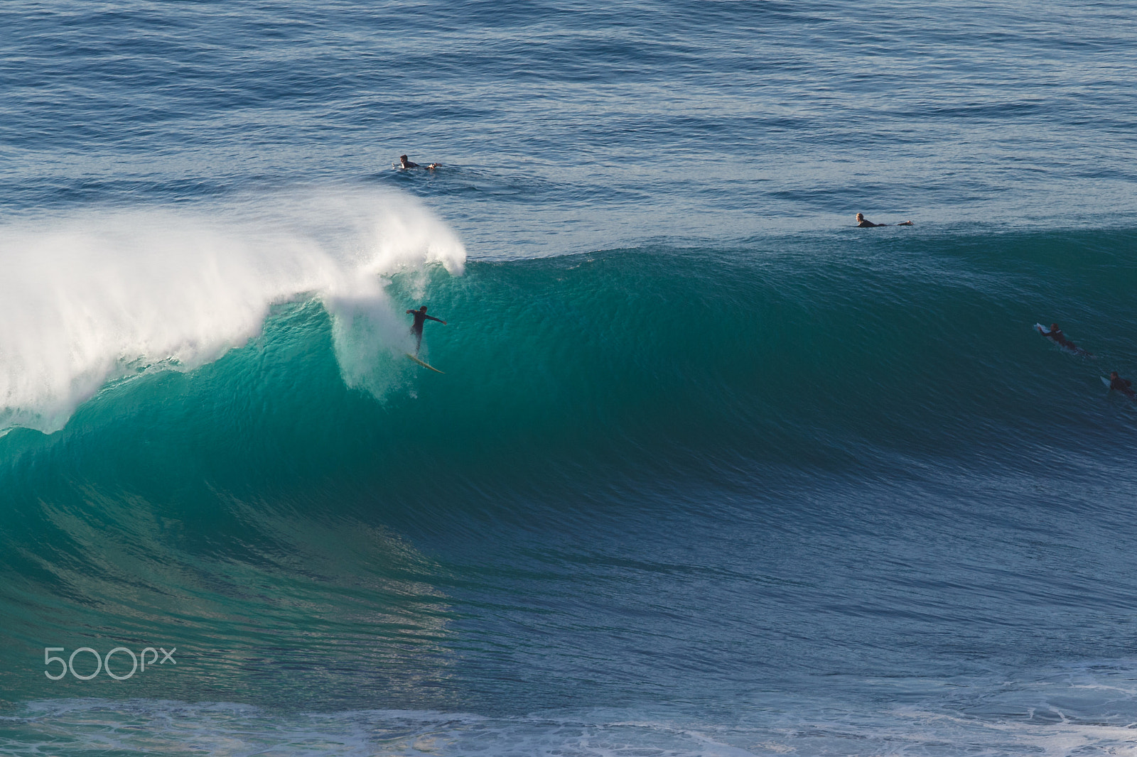 Canon EF 300mm F2.8L IS II USM sample photo. Black's beach surfing photography