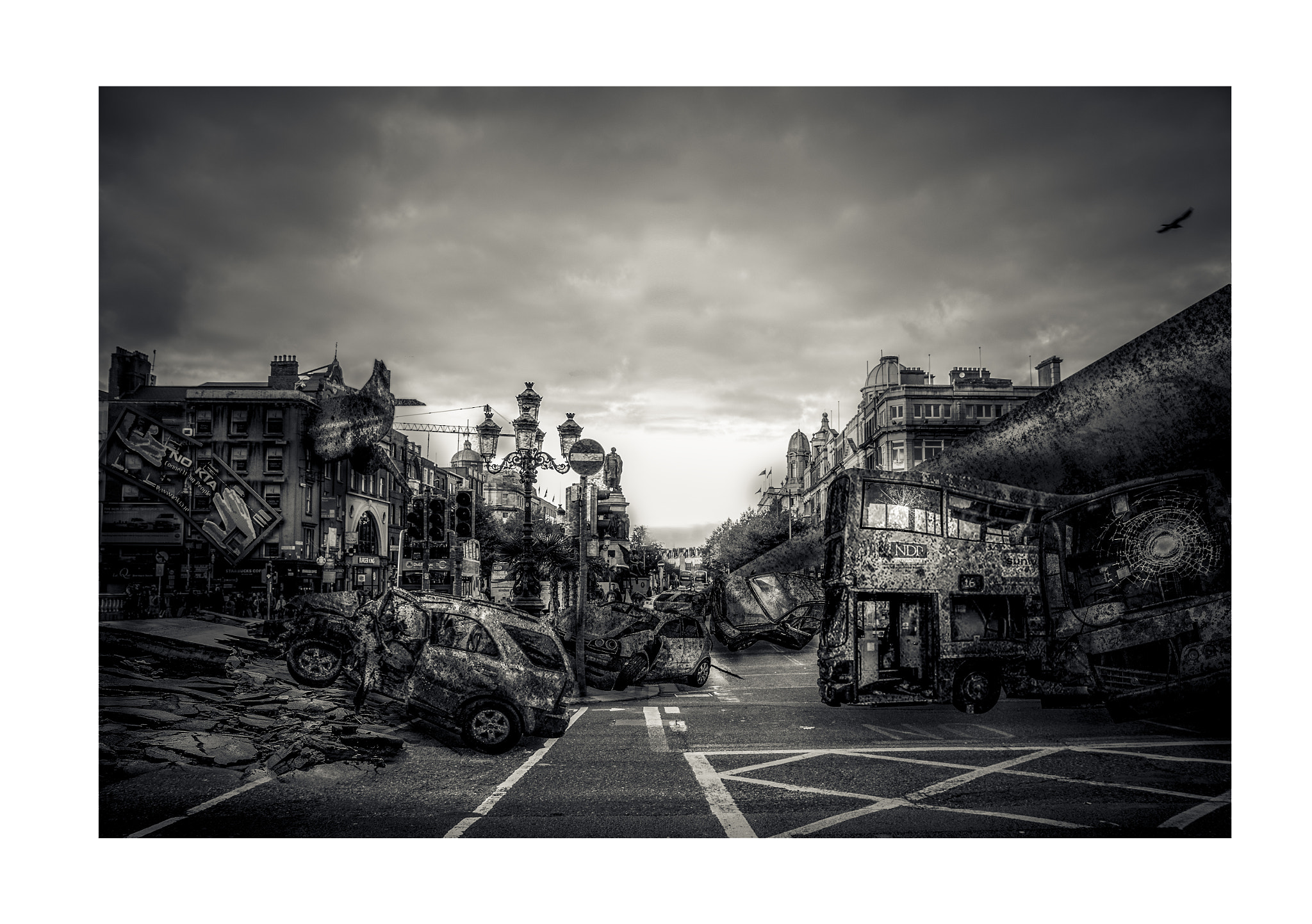Nikon D300S + Sigma 18-50mm F2.8 EX DC Macro sample photo. O'connel street - ireland photography