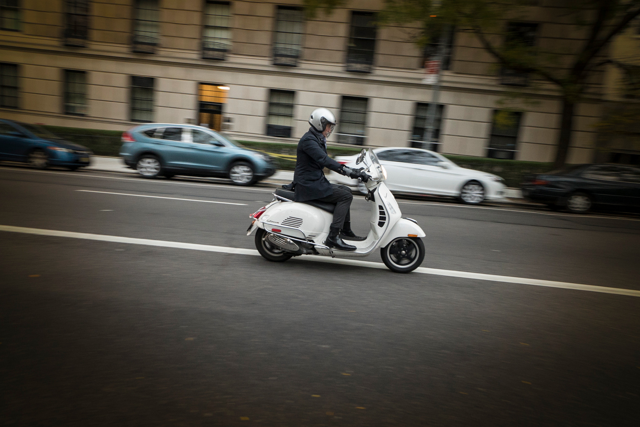 Sony a7S + Sony E 10-18mm F4 OSS sample photo. Scooter photography