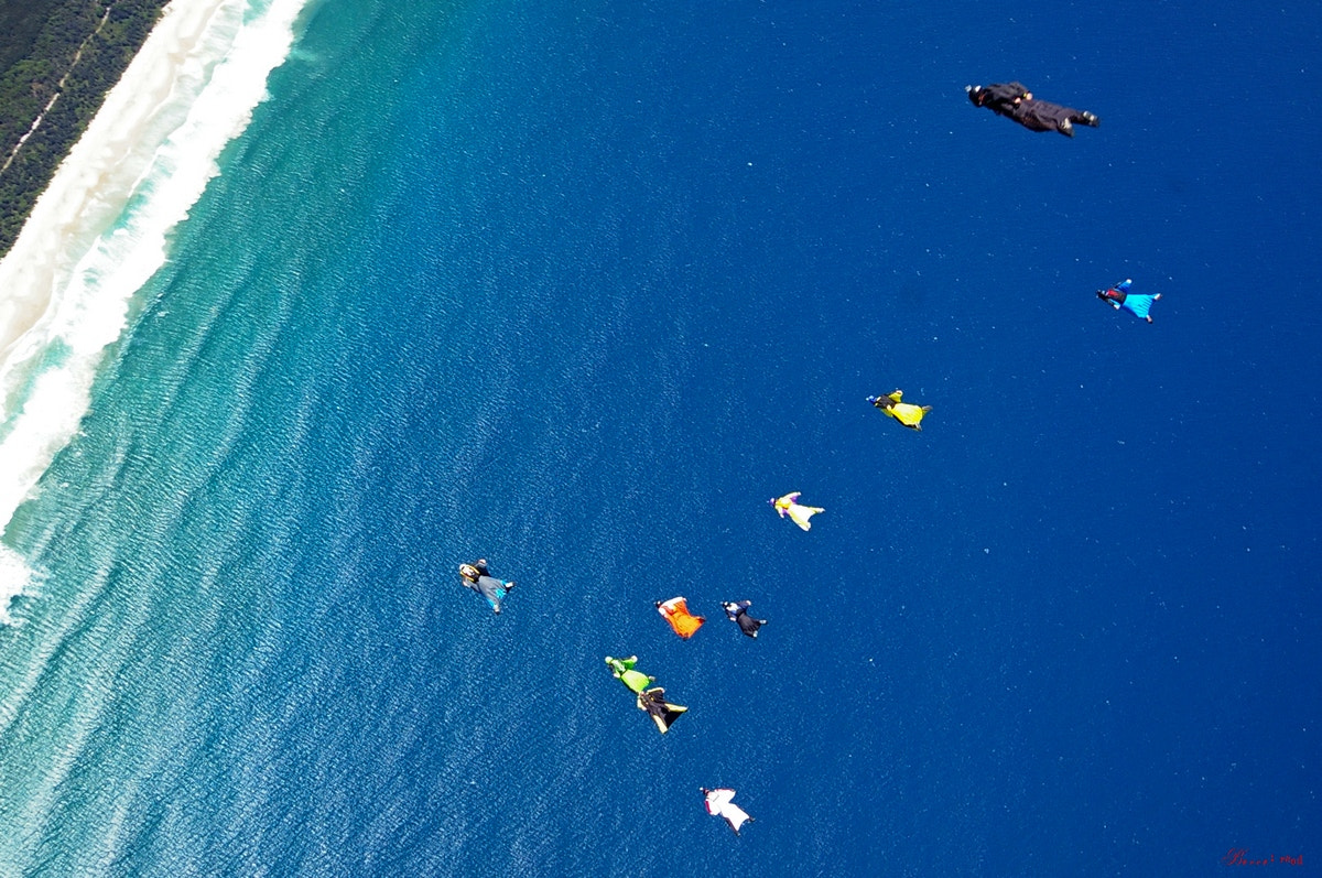 Pentax K100D sample photo. Stack the ocean photography