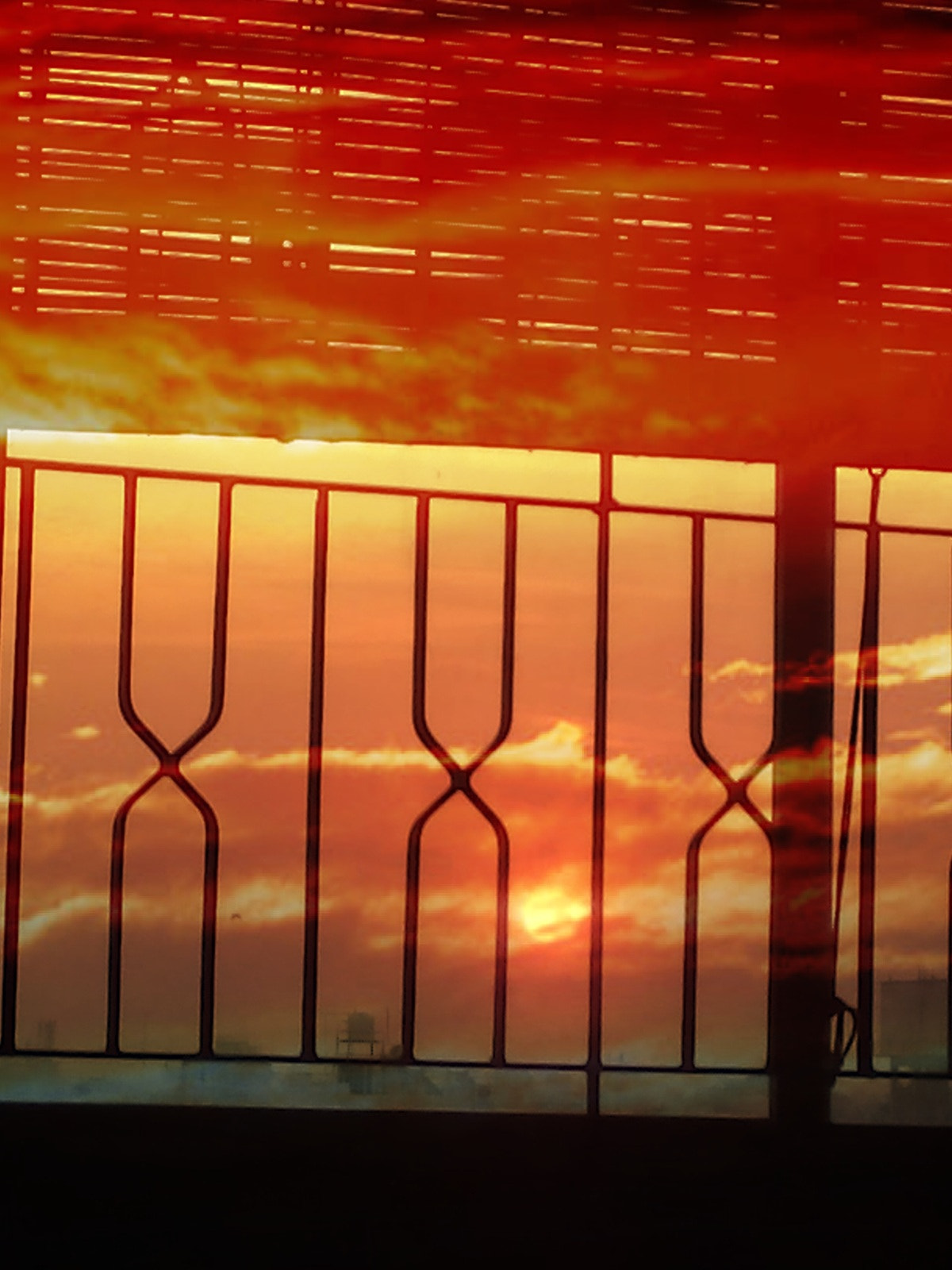 Micromax Canvas Spark sample photo. From the window in early morning. (colour effect ) photography