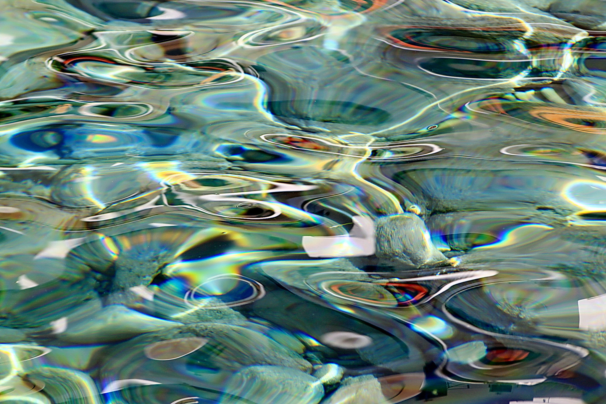 Sigma 70-300mm F4-5.6 APO DG Macro sample photo. Cretan water photography