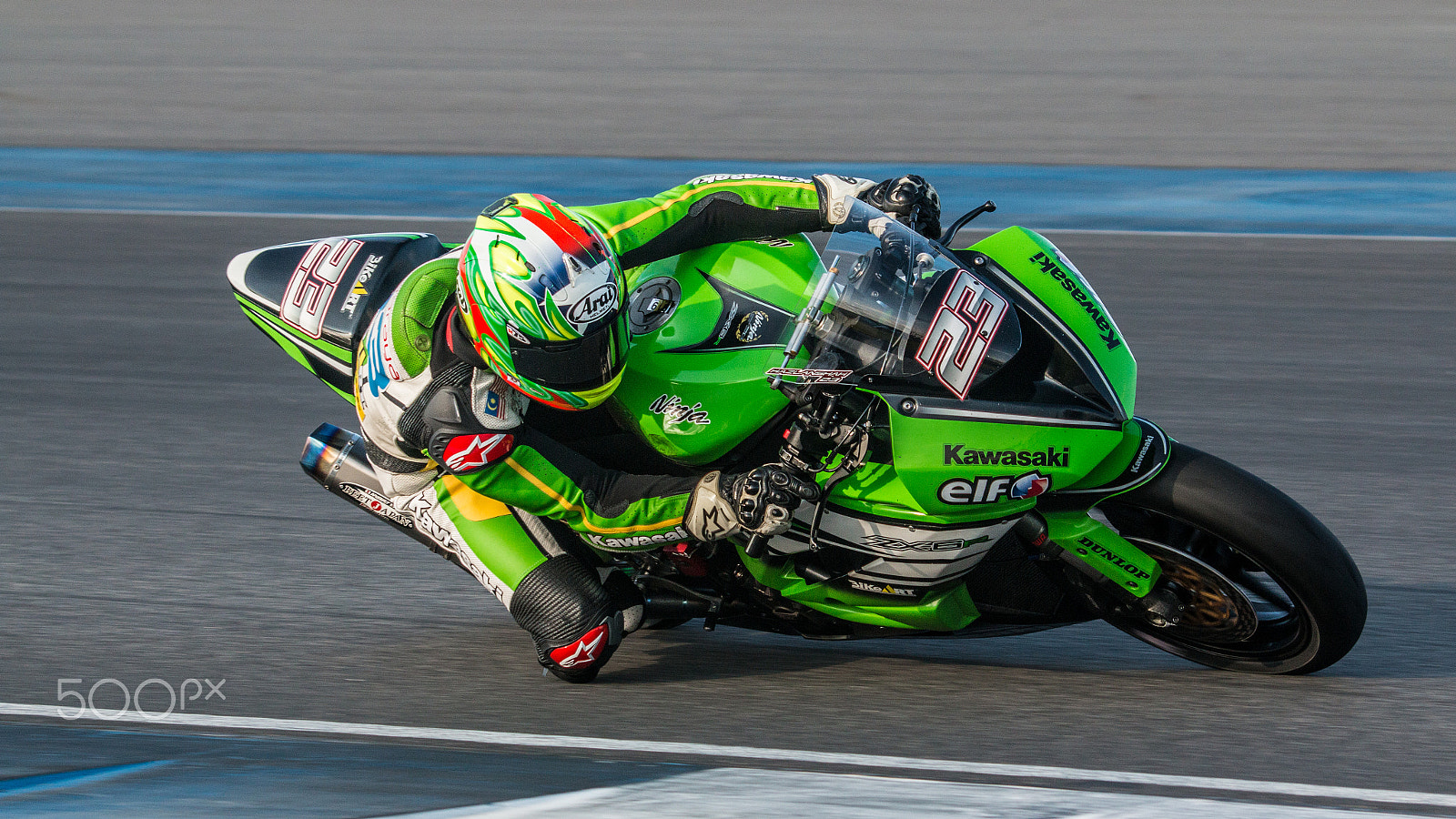 Canon EF 35-350mm F3.5-5.6L USM sample photo. Kawasaki zx-6r photography
