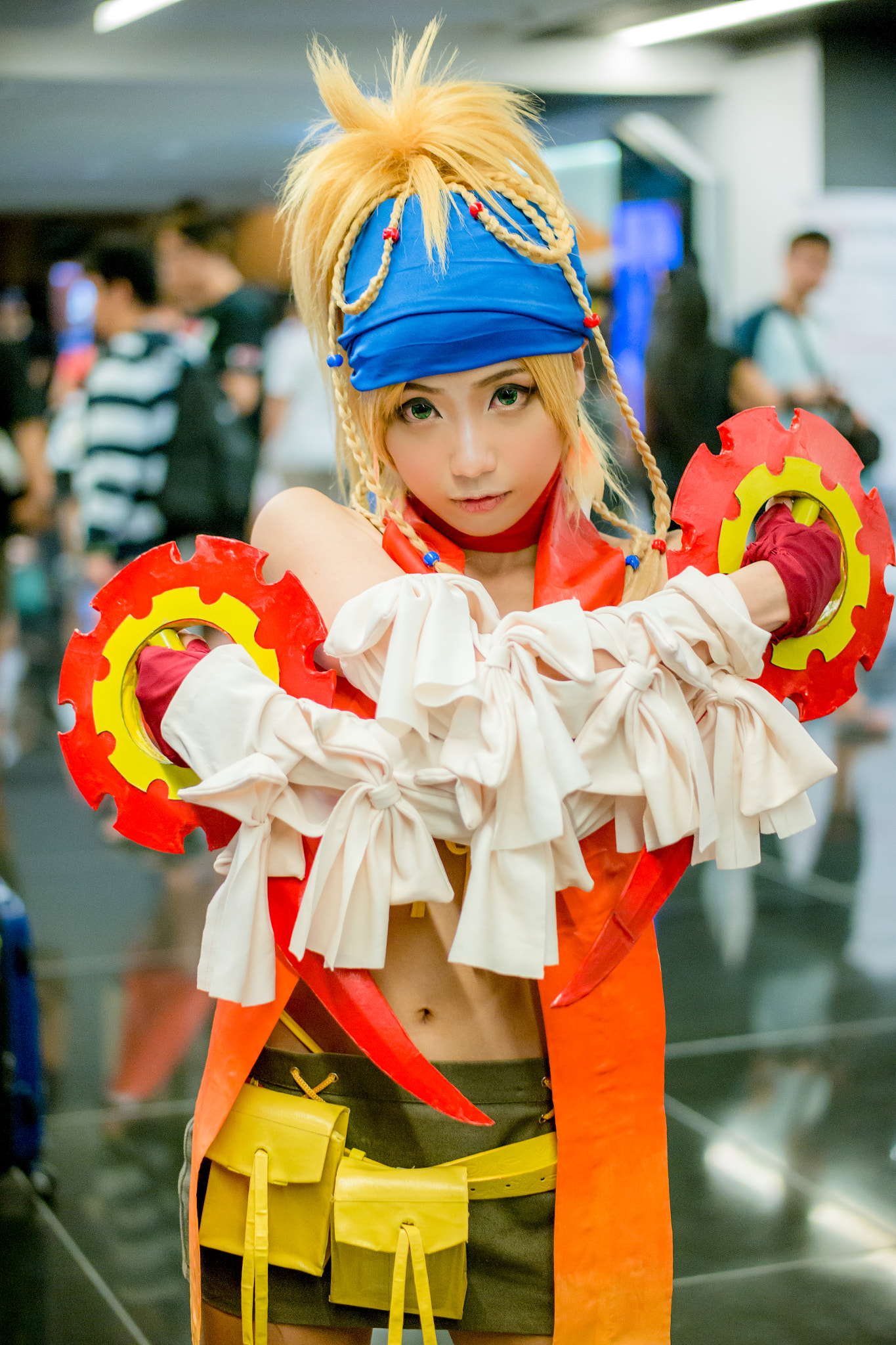 Samsung NX300M + Samsung NX 45mm F1.8 sample photo. Rikku (final fantaxy x-2) photography