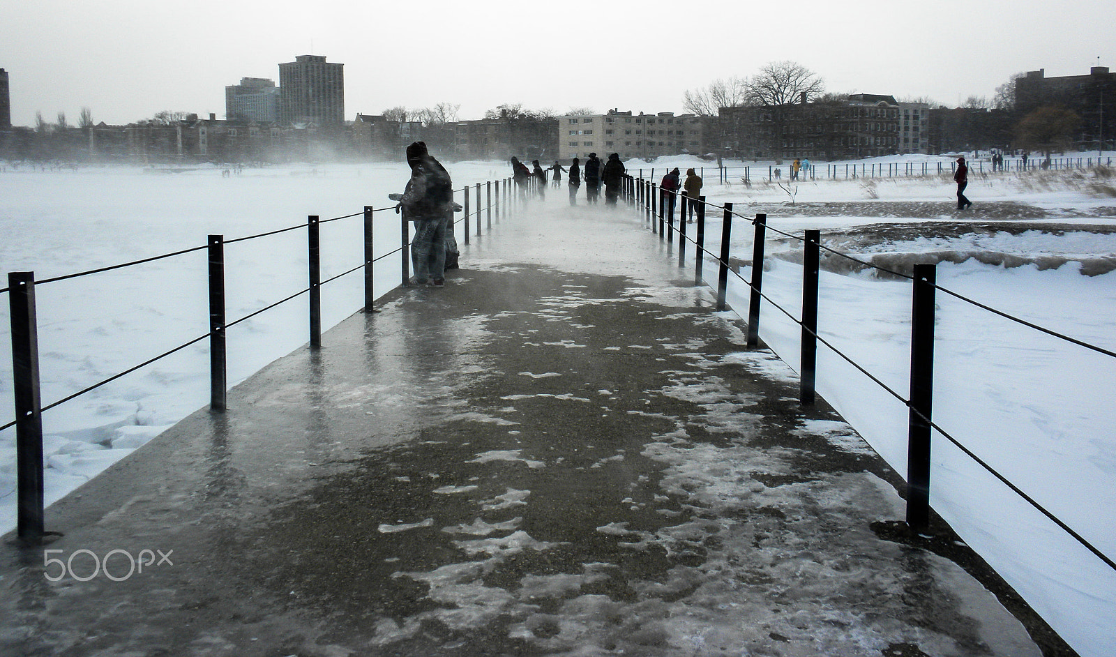 Nikon Coolpix S630 sample photo. Frozen pier photography