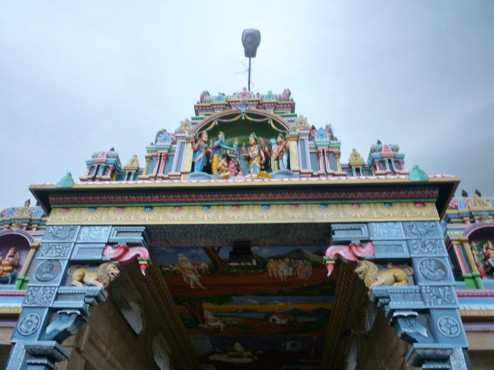 Panasonic DMC-FS15 sample photo. Hindu temple in tamilnadu photography