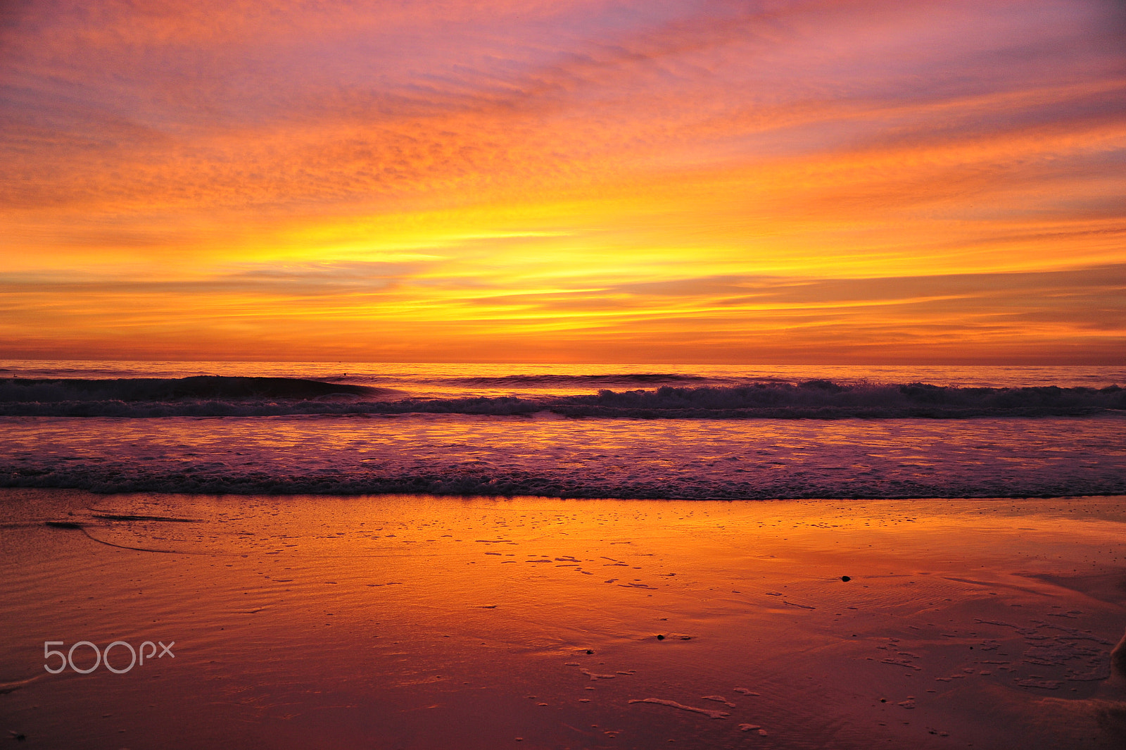Nikon D3S sample photo. Magical sunset in oceanside photography
