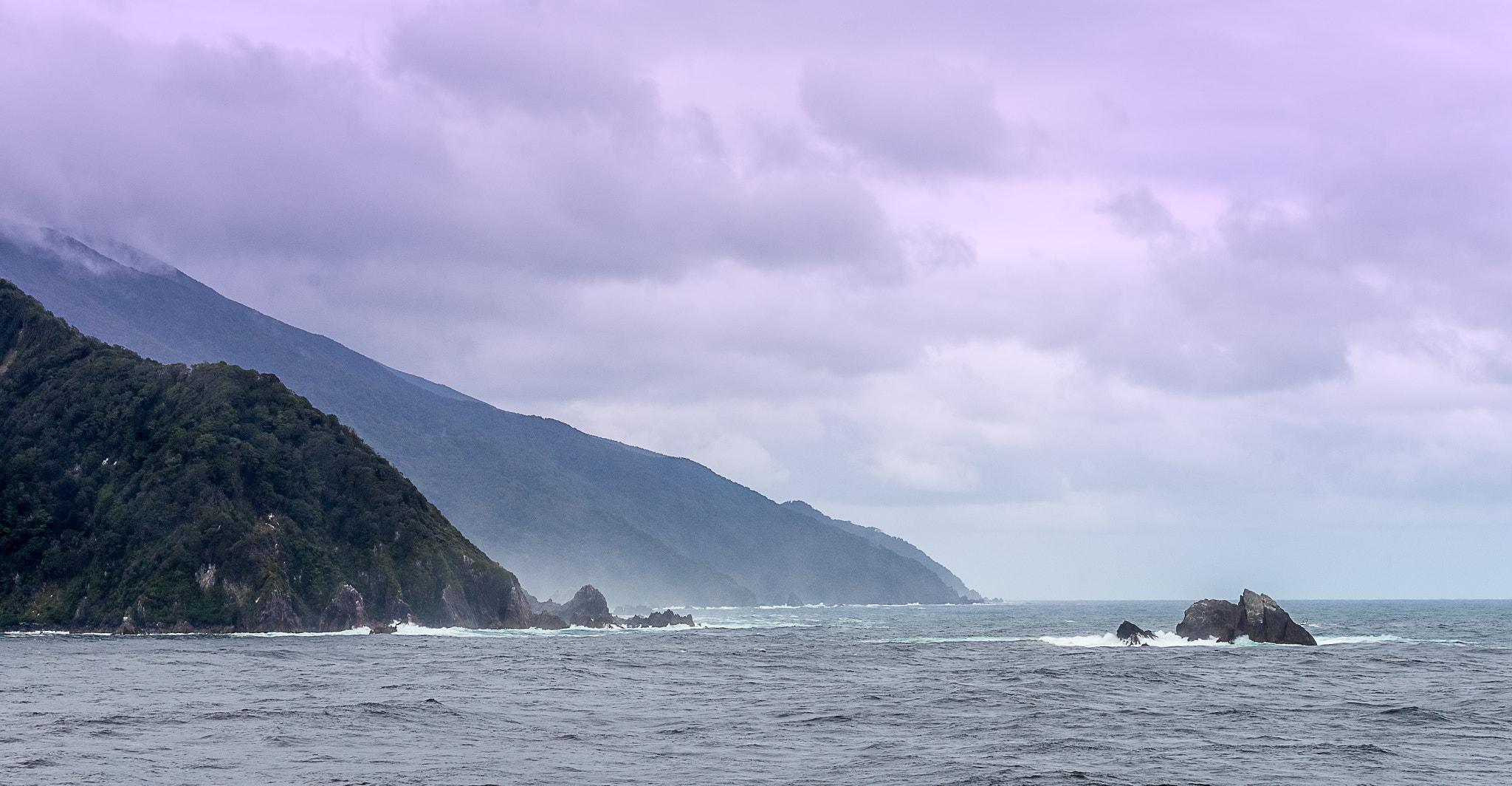 Sony Alpha QX1 sample photo. Fiordland photography