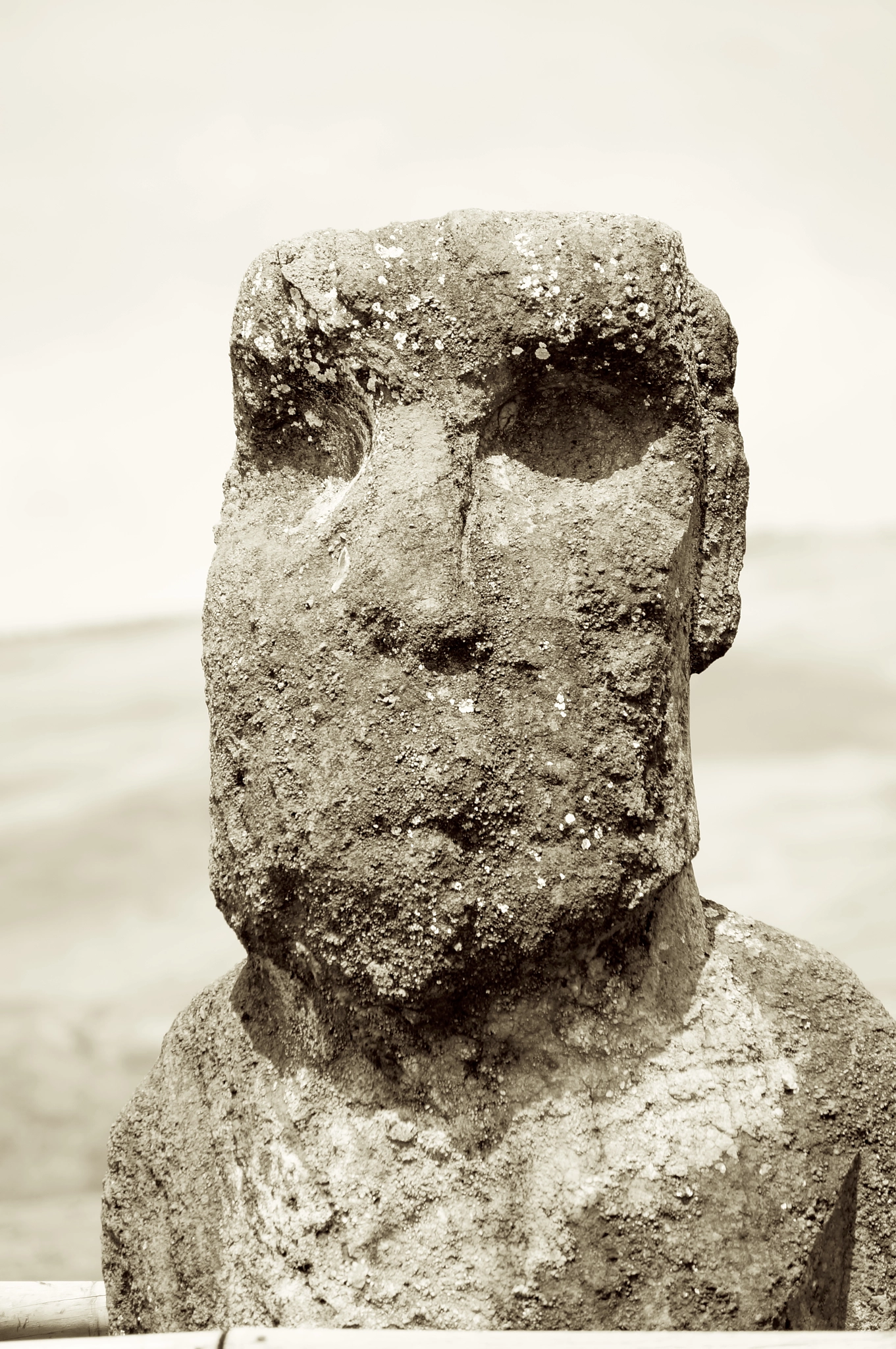 Sony DT 55-300mm F4.5-5.6 SAM sample photo. Moai portrait photography