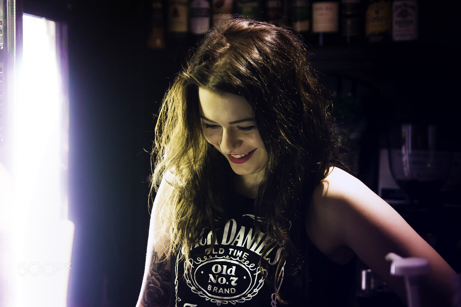 Sony Alpha DSLR-A500 sample photo. Barmaid photography
