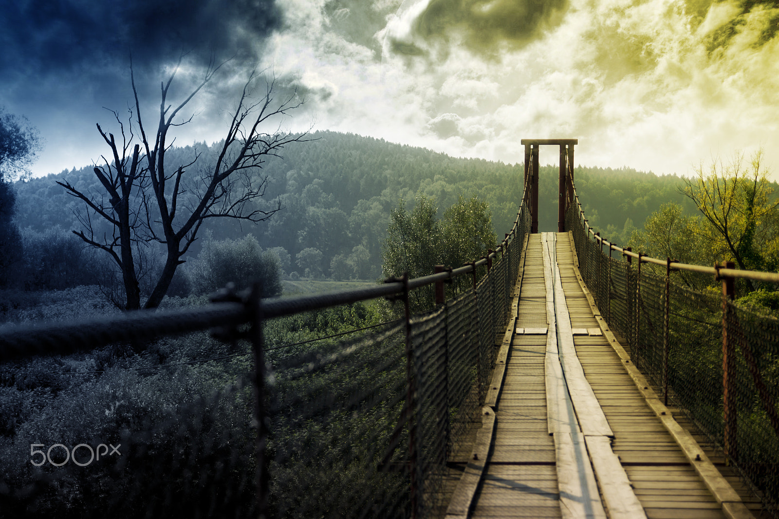 Sony Alpha DSLR-A500 sample photo. Fairy-tale bridge photography
