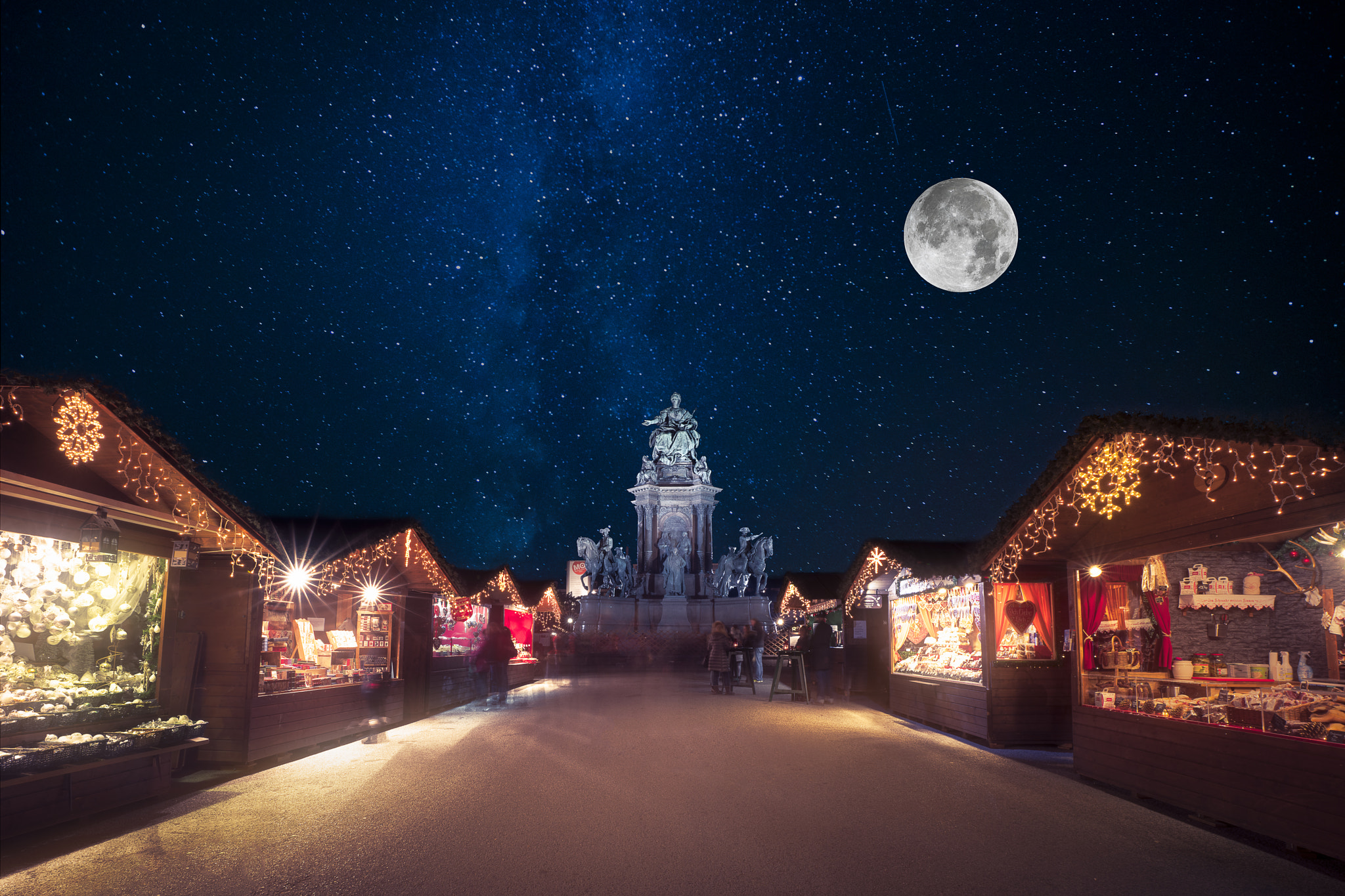 Sony a7R II + Sony Vario-Sonnar T* 16-35mm F2.8 ZA SSM sample photo. Magical night in vienna photography