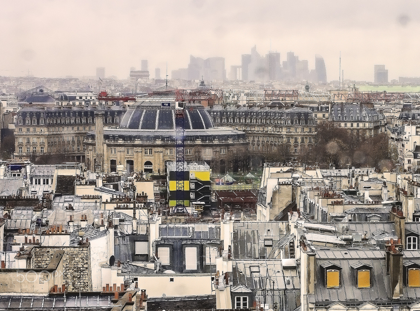 Pentax smc D-FA 50mm F2.8 Macro sample photo. Panorama desde el centro pompidou photography