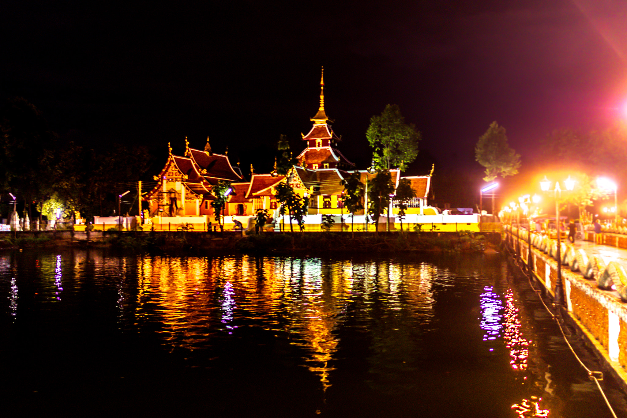 Nikon D3300 + Nikon AF-S Nikkor 20mm F1.8G ED sample photo. Wat-chang temple photography