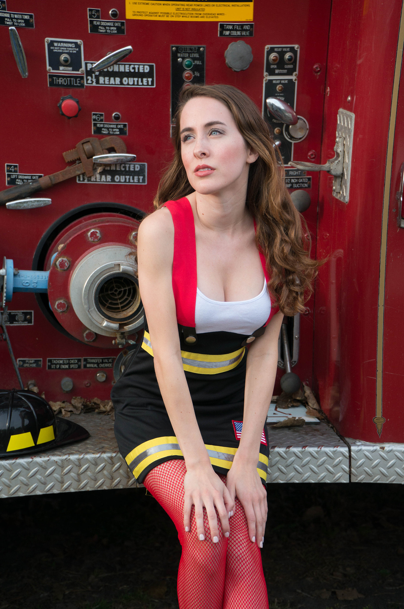 Sony Alpha NEX-6 + Sony E PZ 18-105mm F4 G OSS sample photo. Fire truck photography