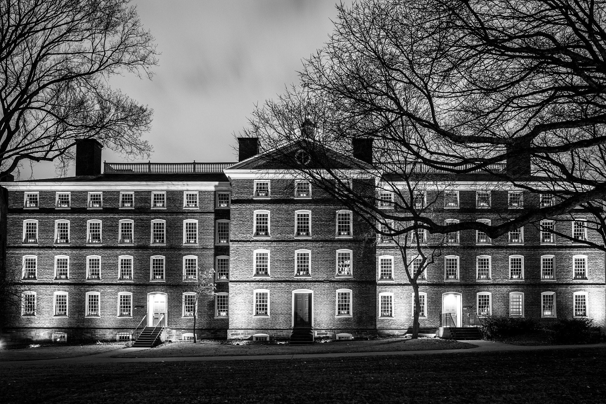 Sigma 18-35mm f/1.8 DC HSM sample photo. University hall at brown university photography