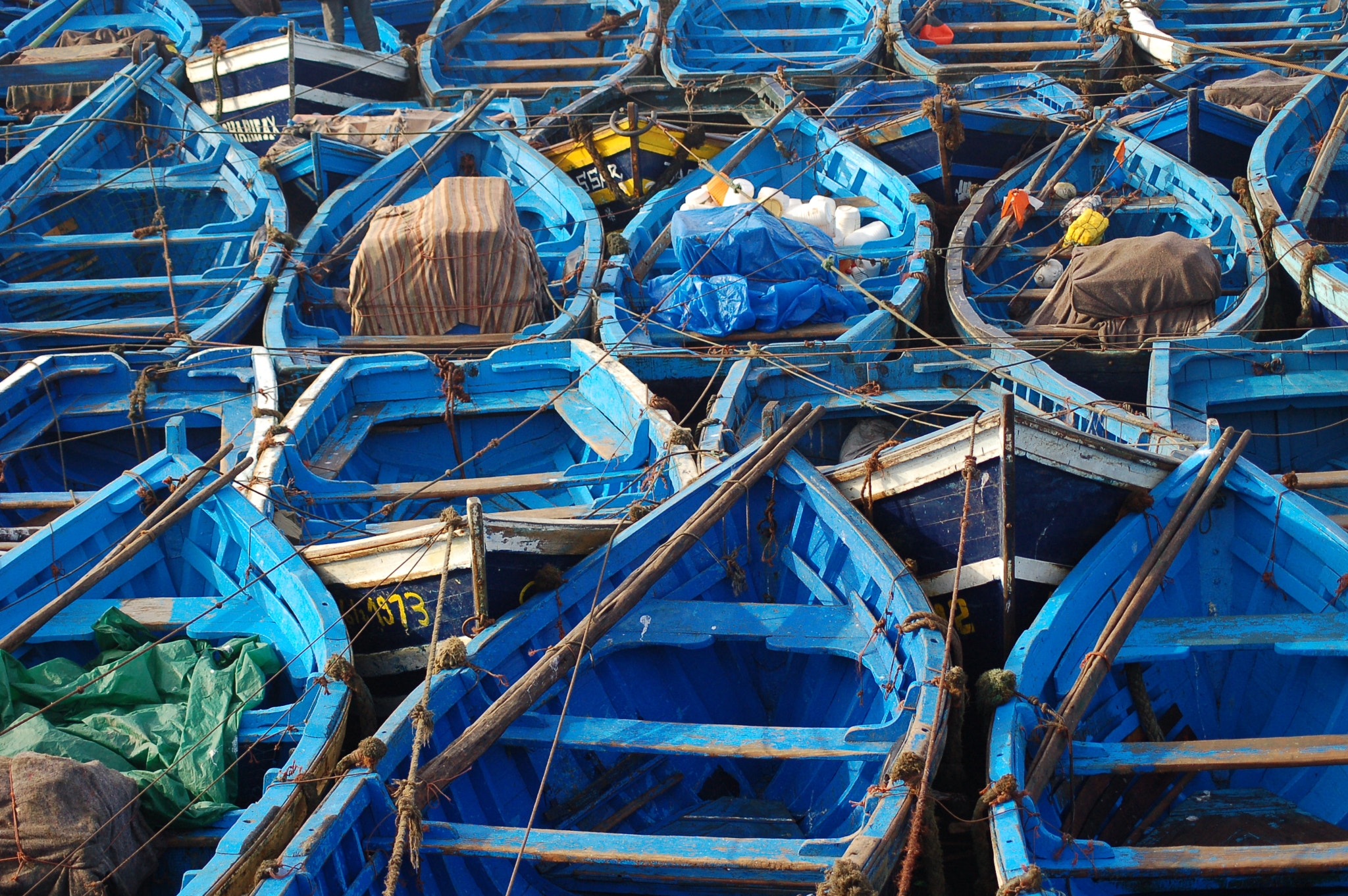 Nikon D50 sample photo. Blue boats photography