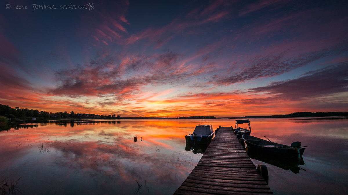 Samsung NX11 + Samsung NX 10mm F3.5 Fisheye sample photo. Sunrise reflection photography