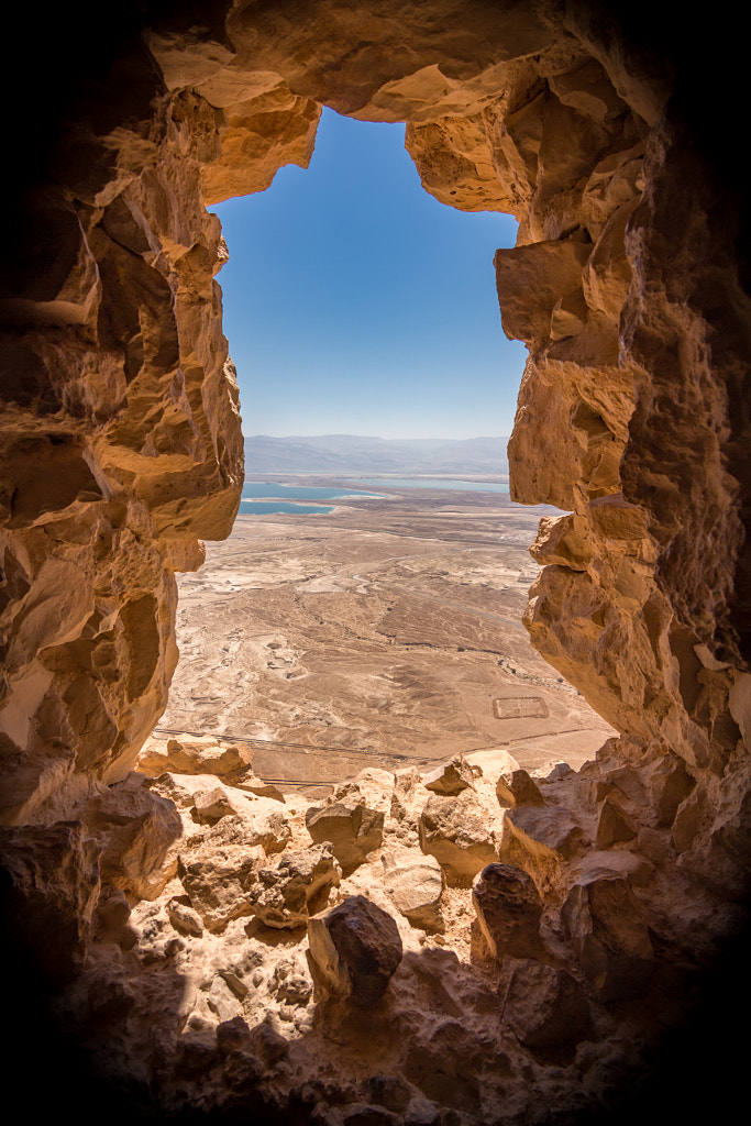 Overlooking the Dead Sea at Masada Fort, Israel by Mathew Browne on 500px.com