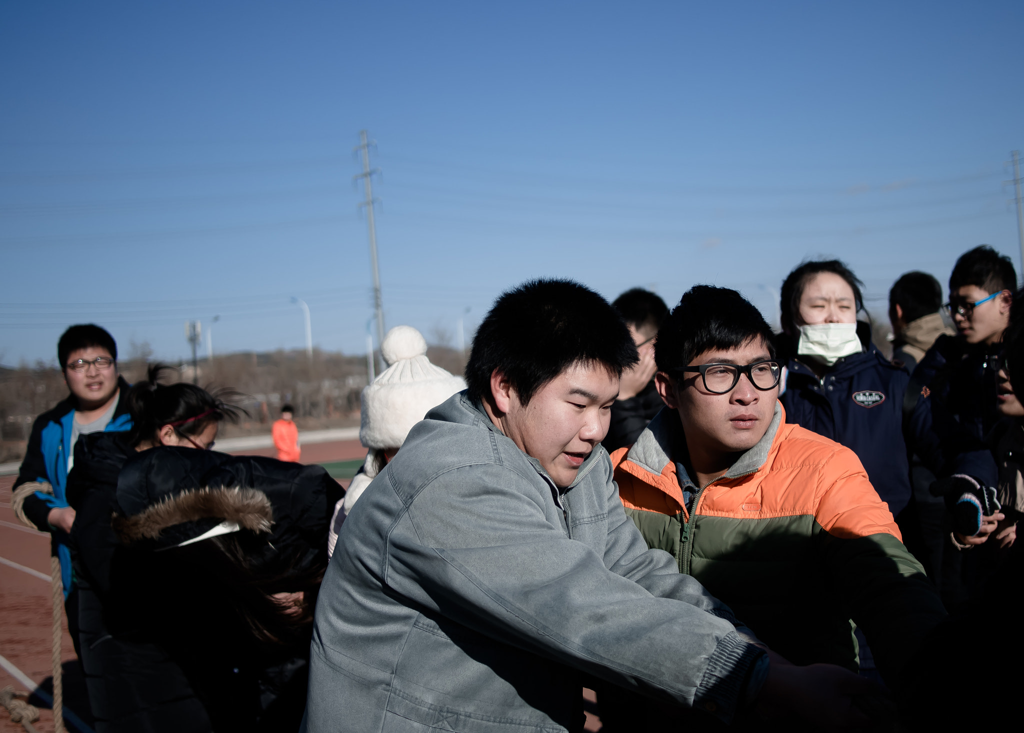 Olympus PEN E-P5 sample photo. Tug-of-war photography
