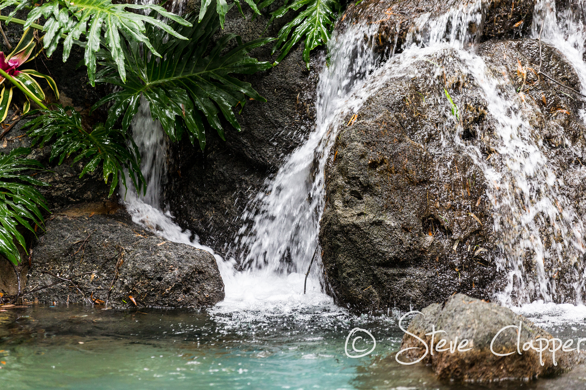 Sigma 70-200mm F2.8 EX DG OS HSM sample photo. Polynesian waterfall photography