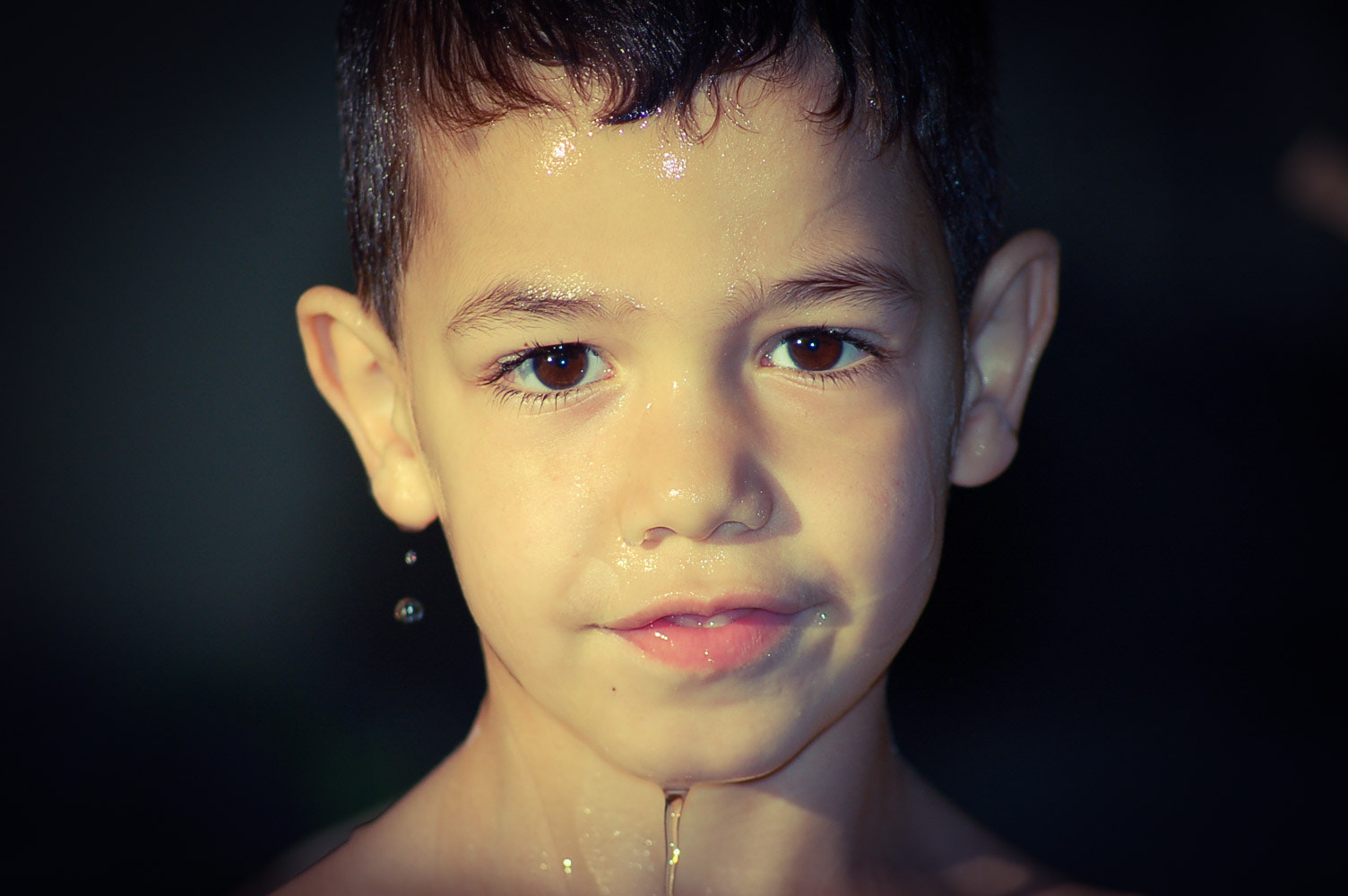 Nikon D50 sample photo. Little model photography