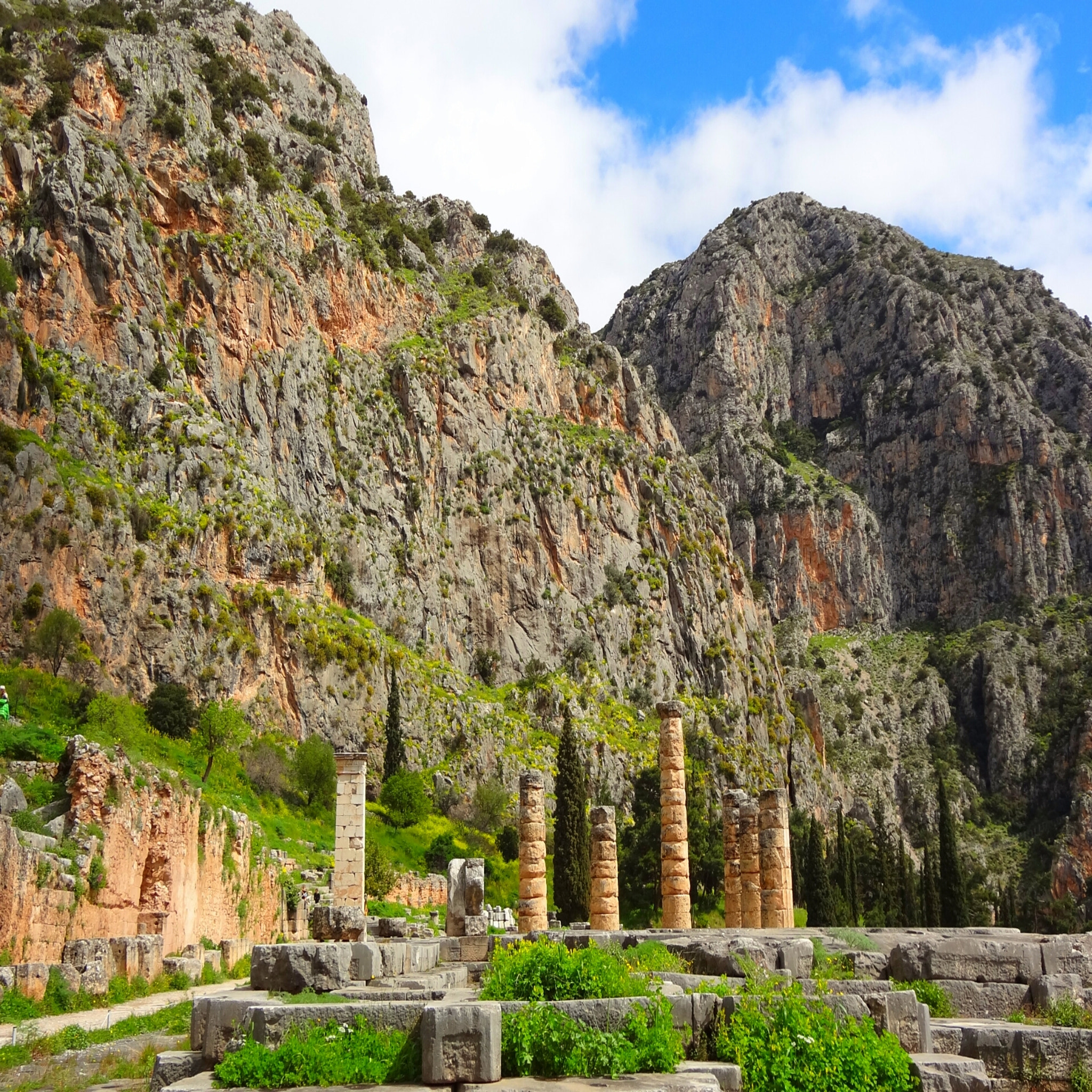 Sony DSC-WX9 sample photo. Apollo at delphi 2 photography