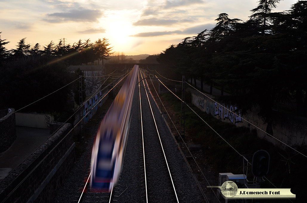 AF Zoom-Nikkor 24-50mm f/3.3-4.5D sample photo. The midnight train photography