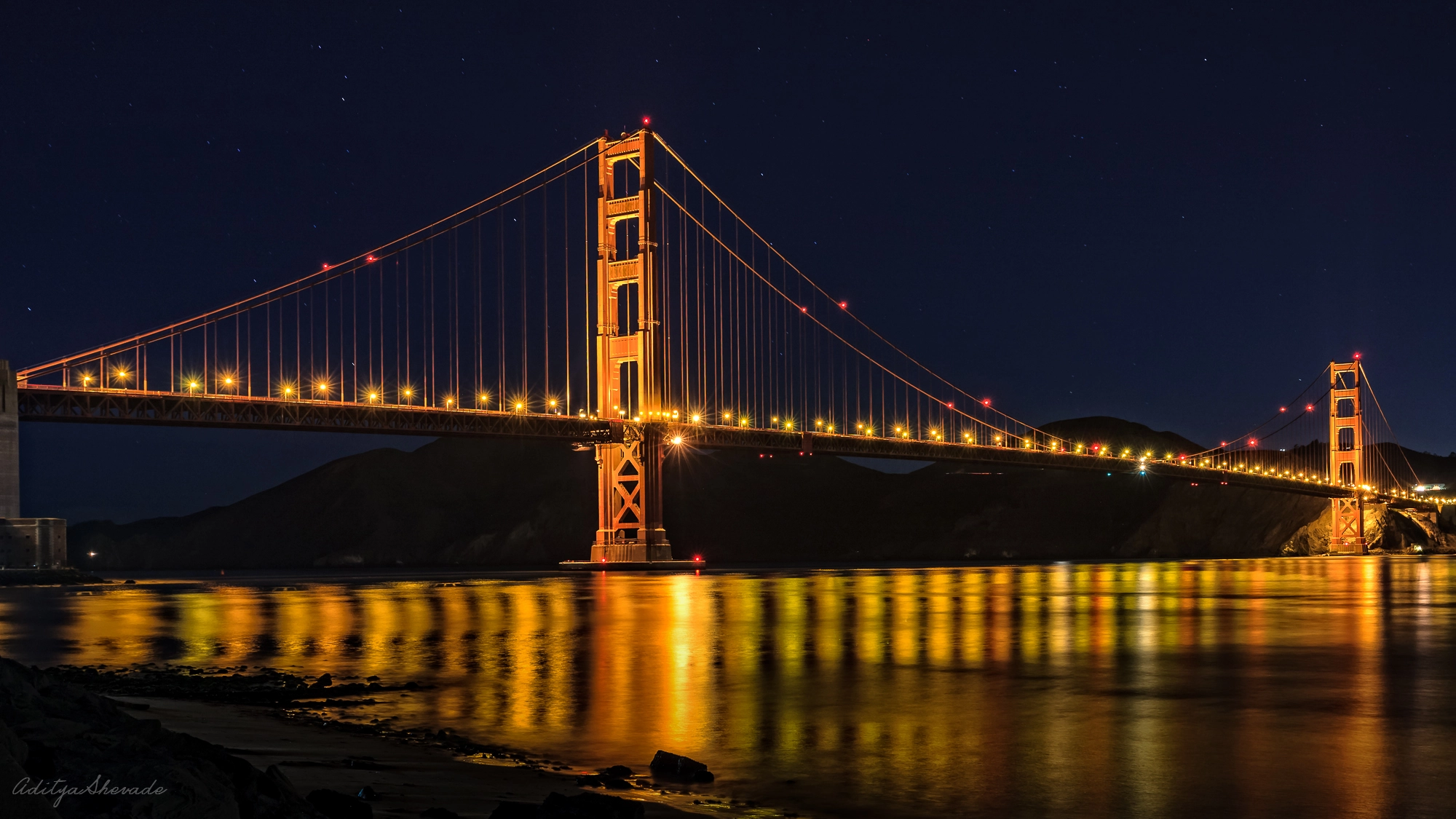 Canon EOS-1Ds Mark III sample photo. The golden bridge photography