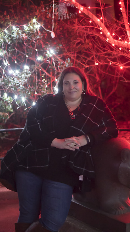 E 50mm F1.8 OSS sample photo. Zoo lights 2015 photography