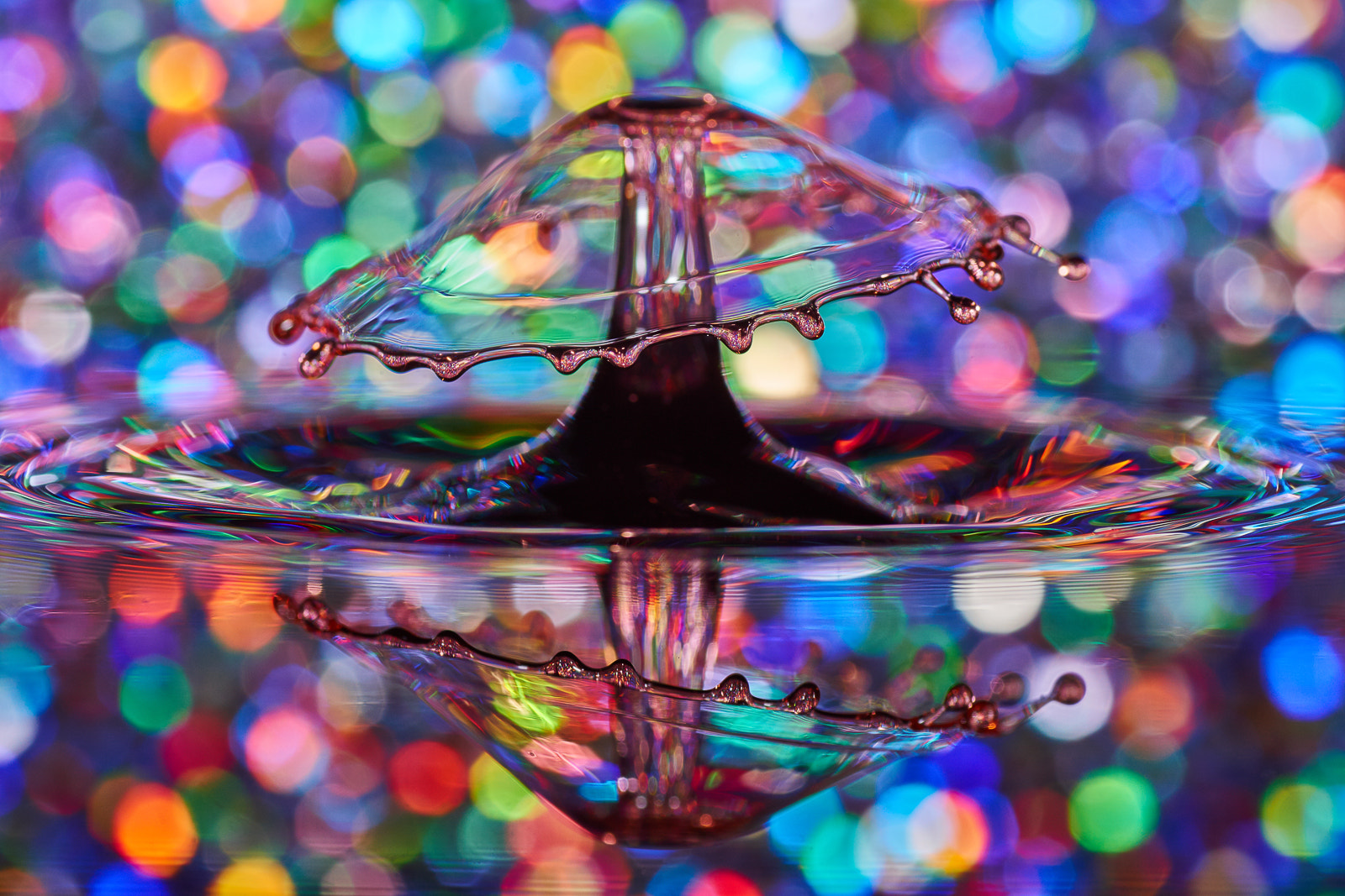 90mm F2.8 sample photo. Colorful splash photography
