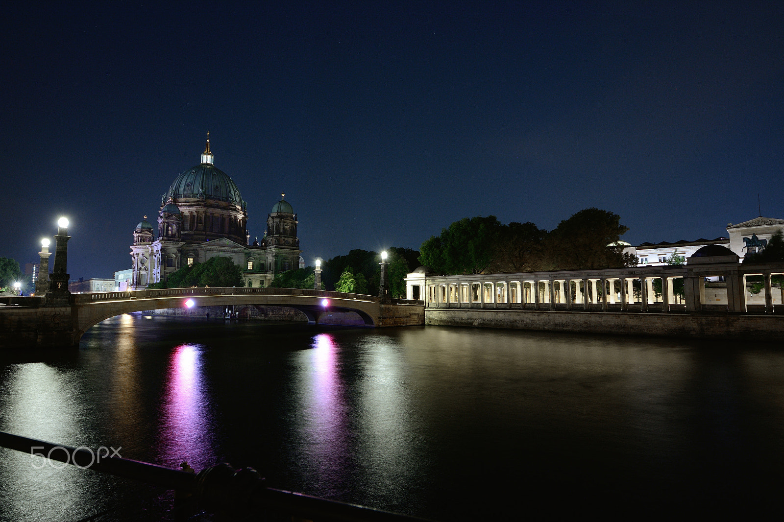 Nikon D7100 + Sigma 12-24mm F4.5-5.6 II DG HSM sample photo. Night view by the spree photography