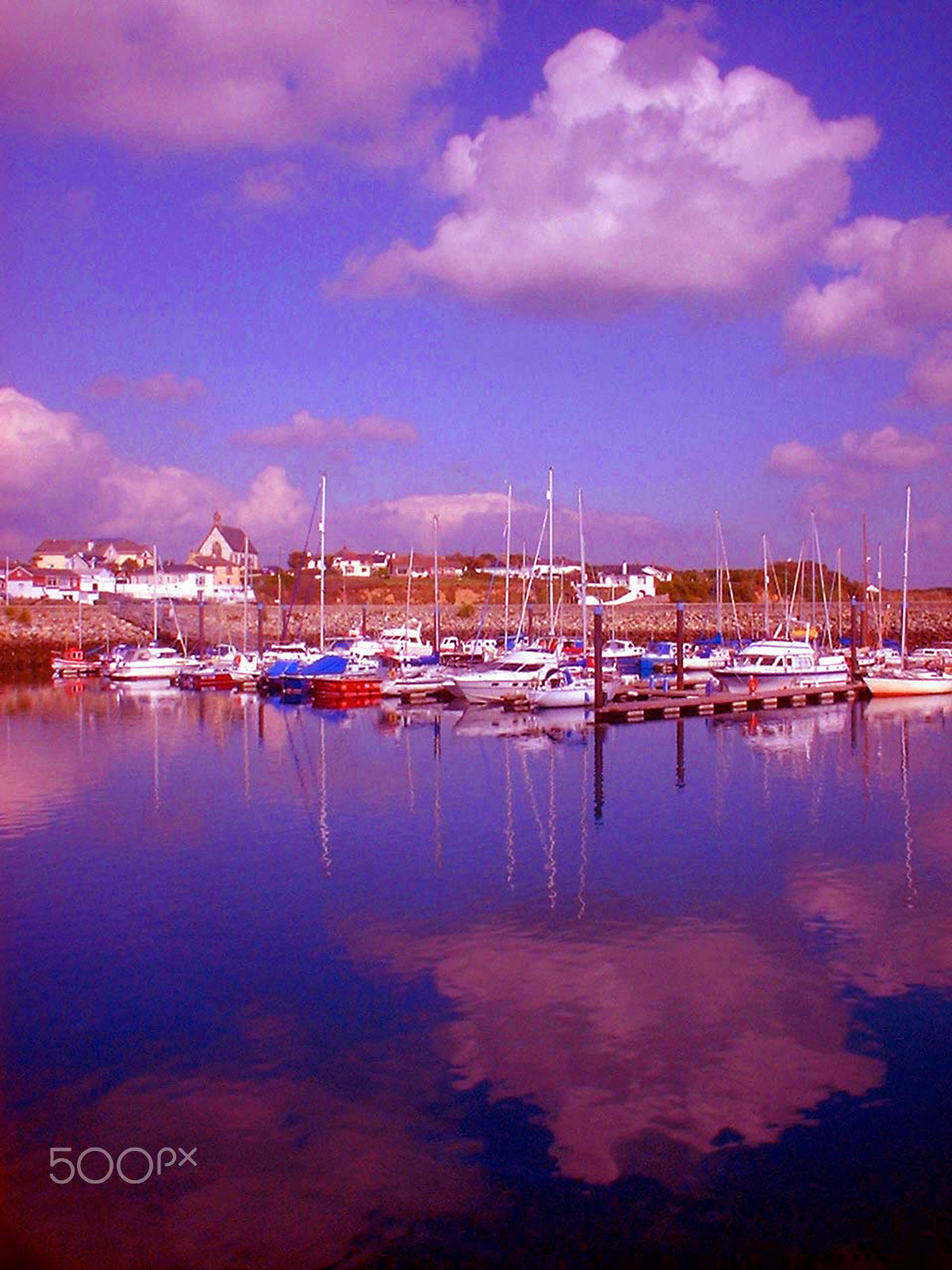 Fujifilm MX-1200 sample photo. The kilmore boats & its clouds photography