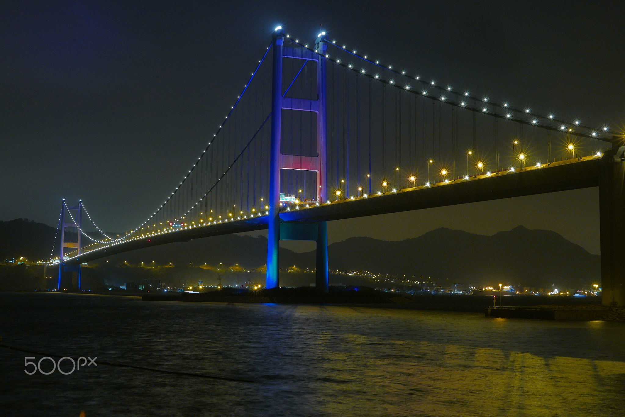 Tsing Ma Bridge at Night - II