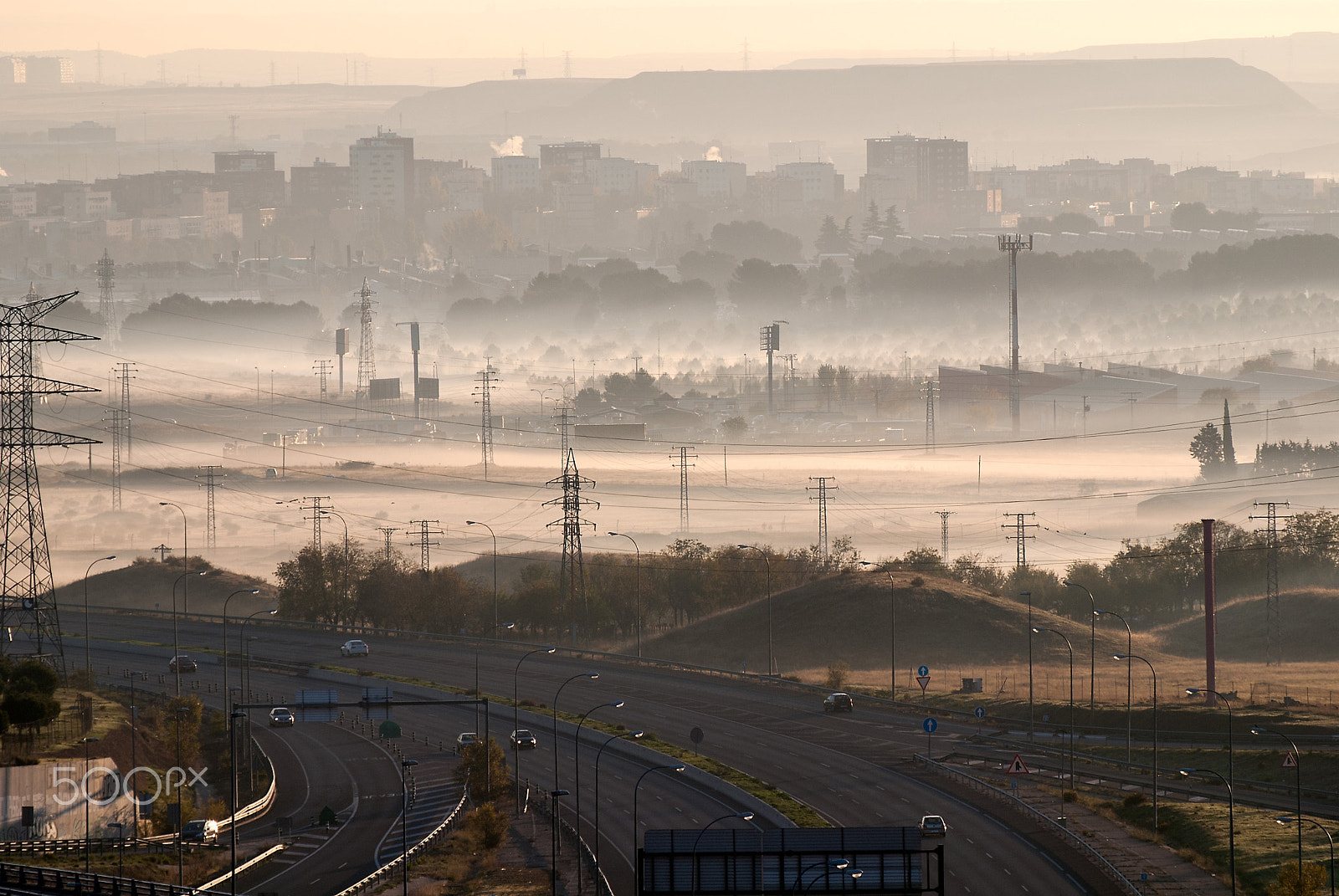 Nikon D40X sample photo. Niebla urbana photography