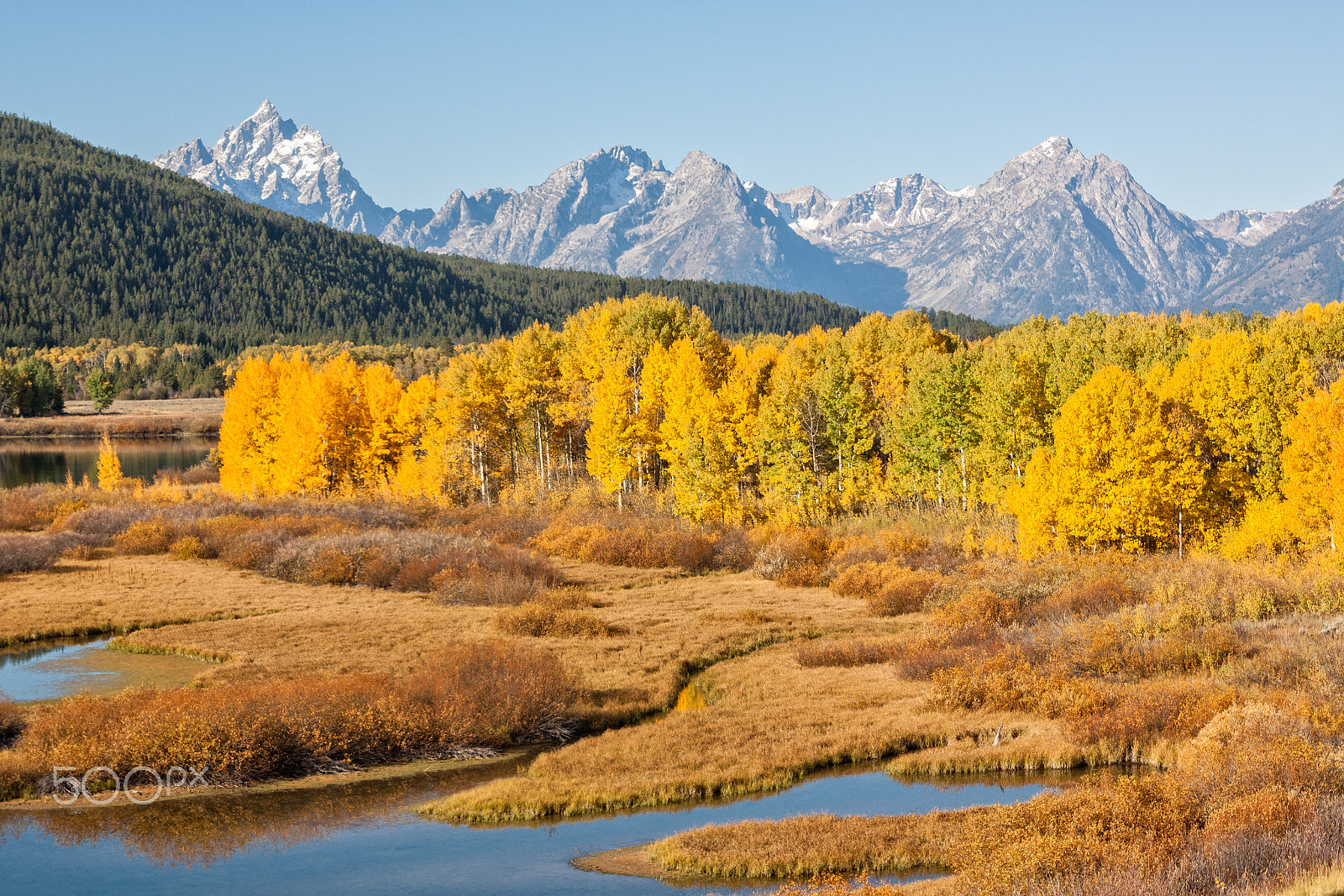 Canon EOS 50D + EF28-70mm f/2.8L USM sample photo. Autumn in the tetons photography