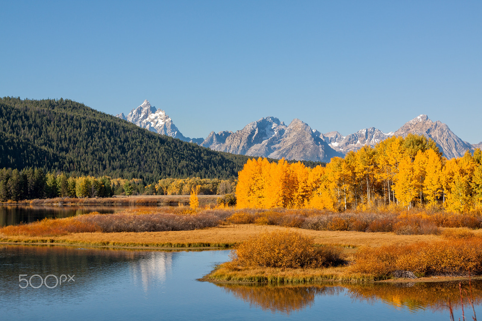 Canon EOS 50D + EF28-70mm f/2.8L USM sample photo. Autumn in the tetons photography