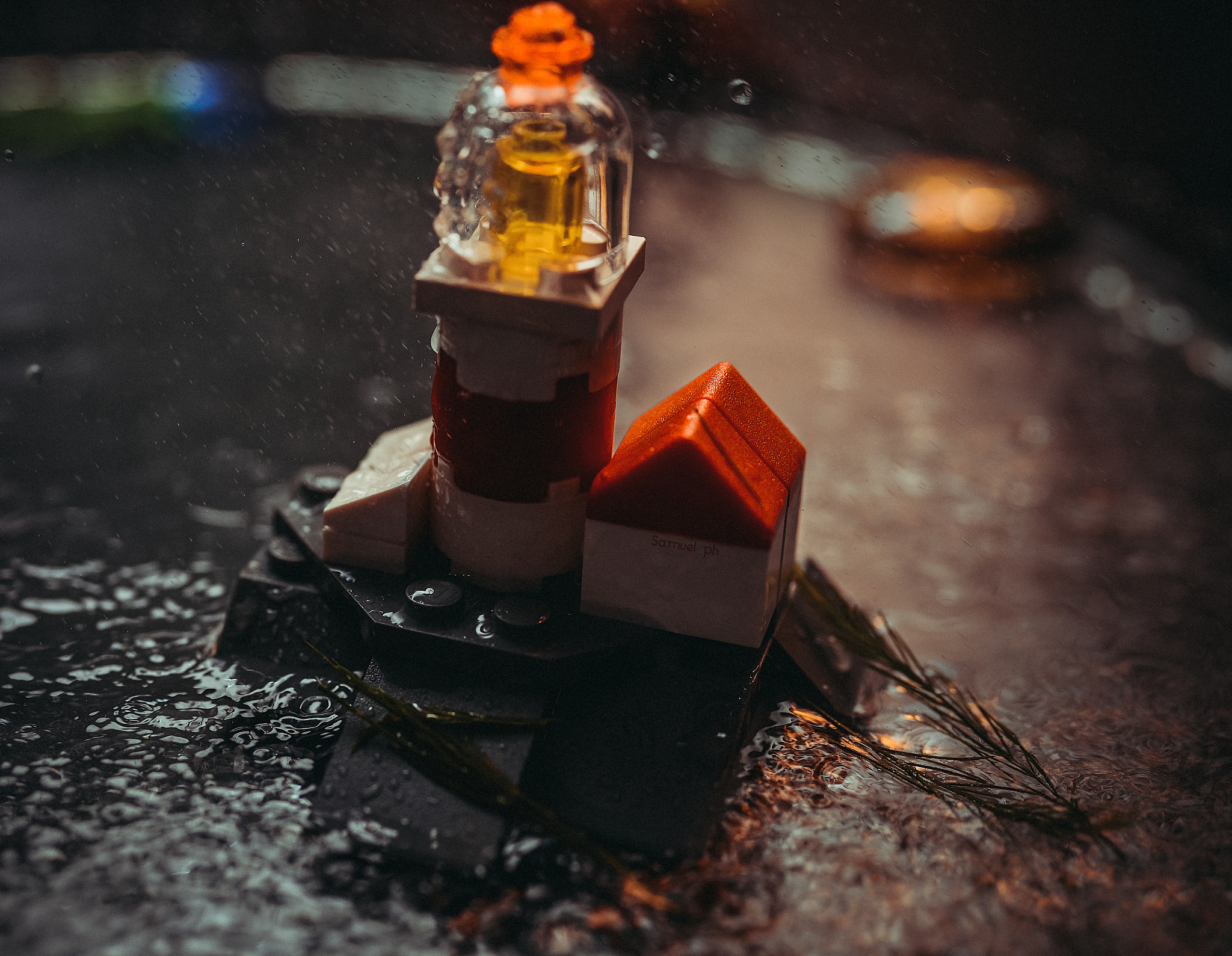 Nikon D600 + Sigma 50mm F2.8 EX DG Macro sample photo. Lighthouse and the storm photography