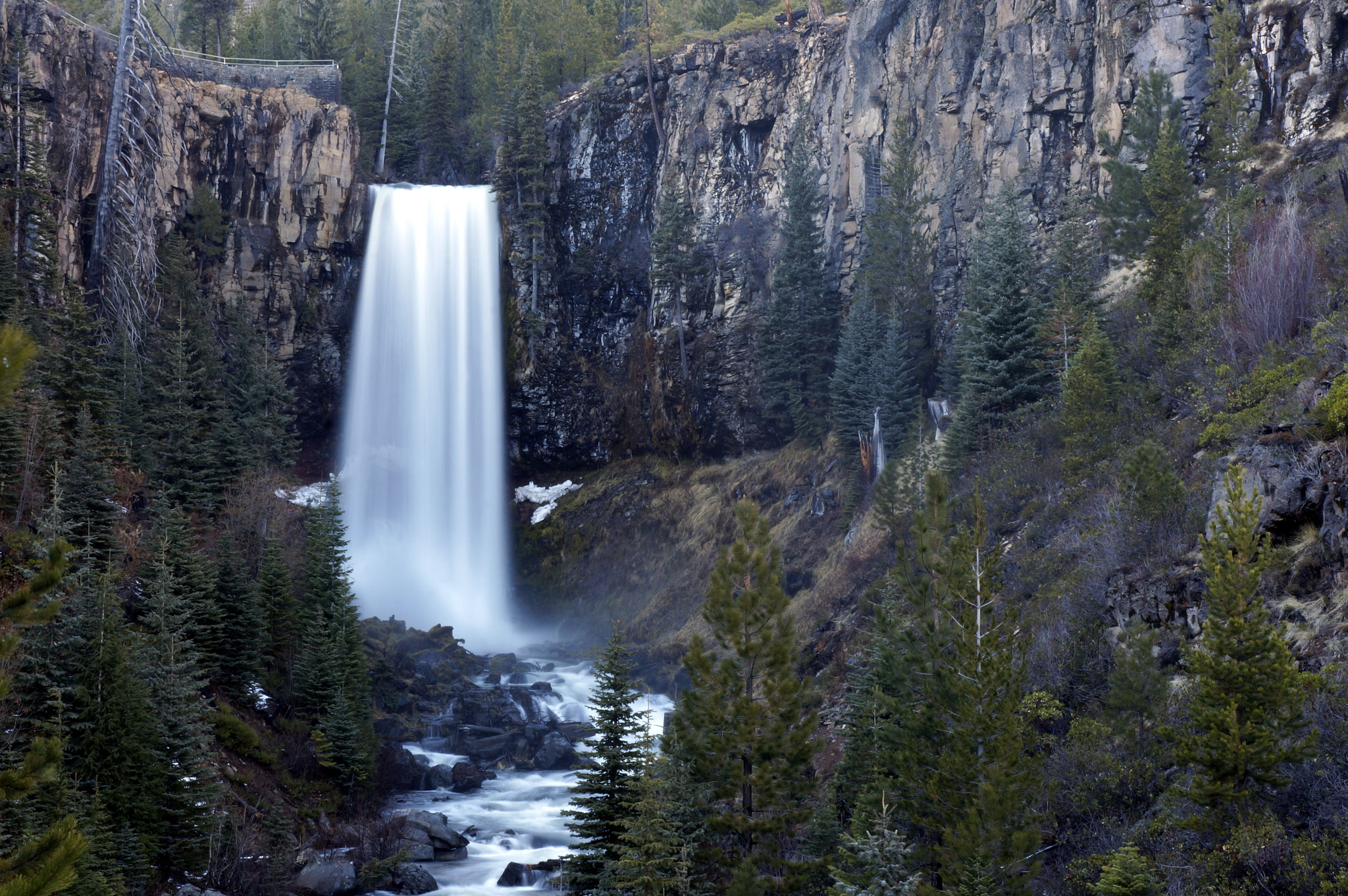 Sony E 18-55mm F3.5-5.6 OSS sample photo. Tumalo falls, oregon photography